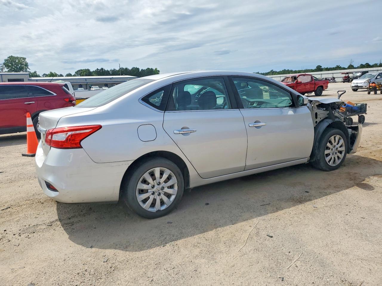 2019 Nissan Sentra S Silver vin: 3N1AB7AP5KY353879