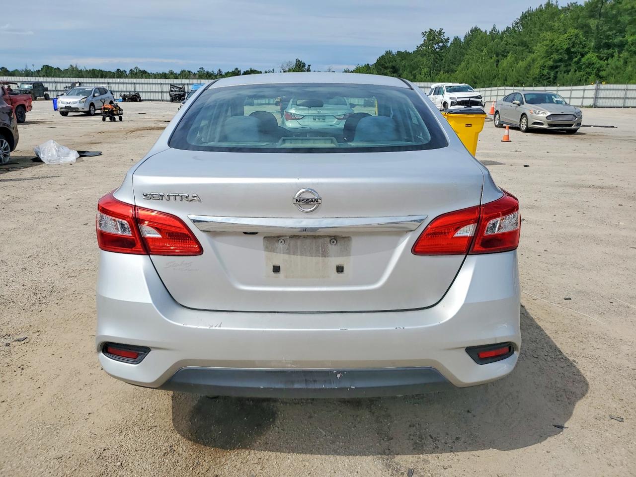 2019 Nissan Sentra S Silver vin: 3N1AB7AP5KY353879