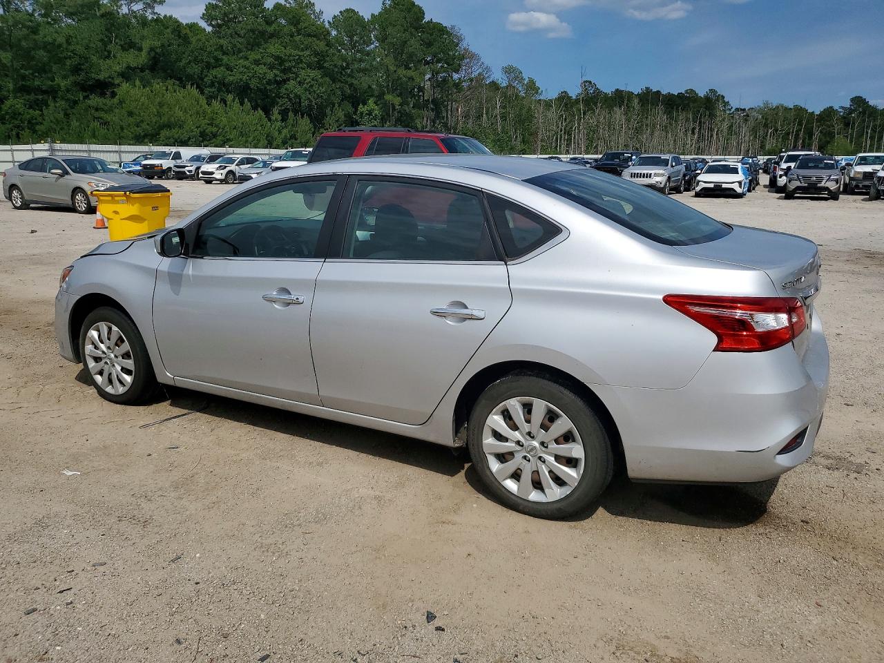 2019 Nissan Sentra S Silver vin: 3N1AB7AP5KY353879