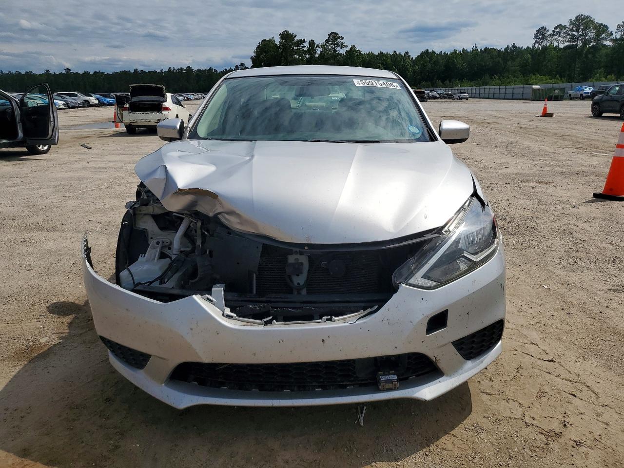2019 Nissan Sentra S Silver vin: 3N1AB7AP5KY353879