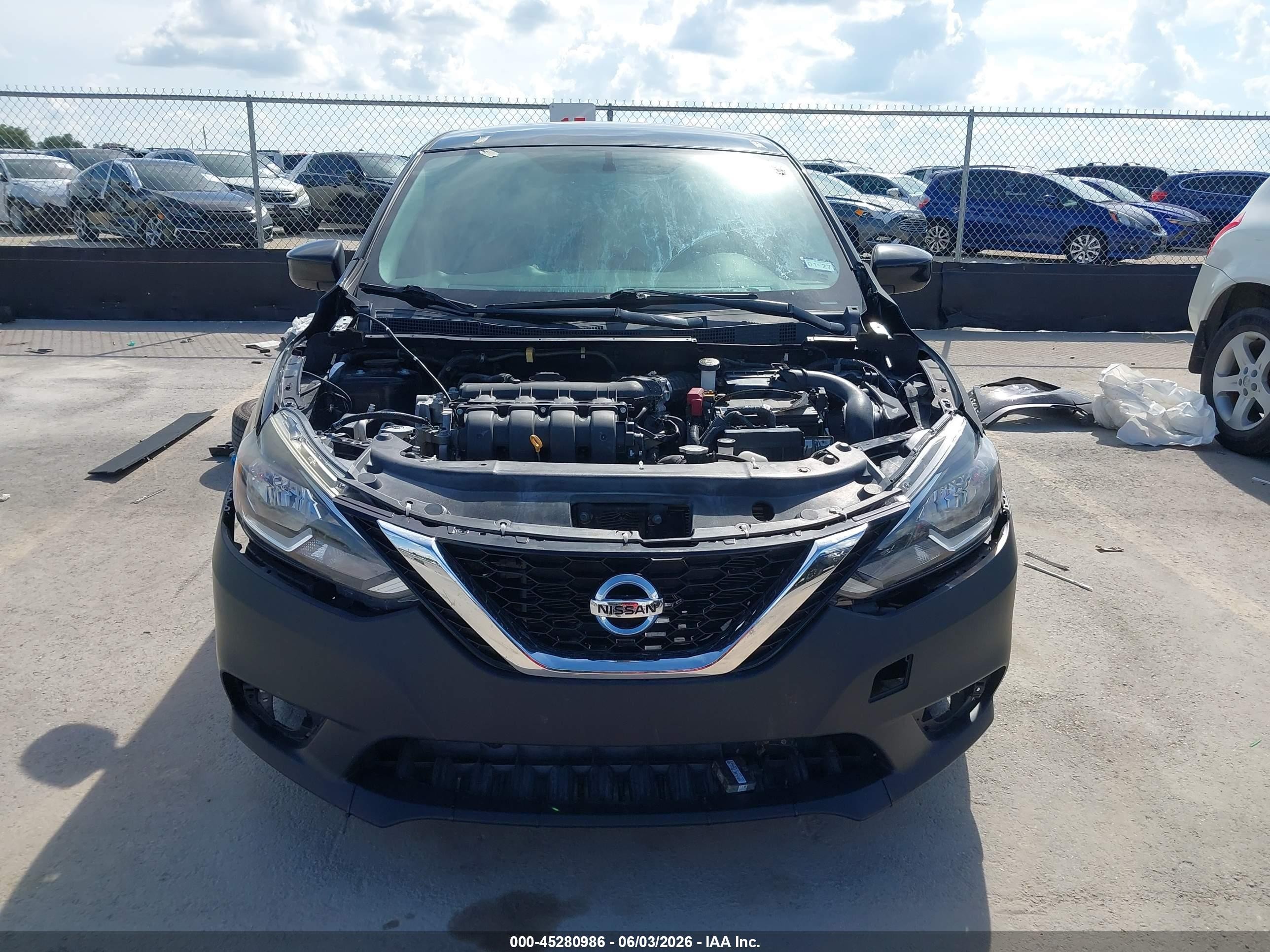 2019 Nissan Sentra S Black vin: 3N1AB7AP5KY377695