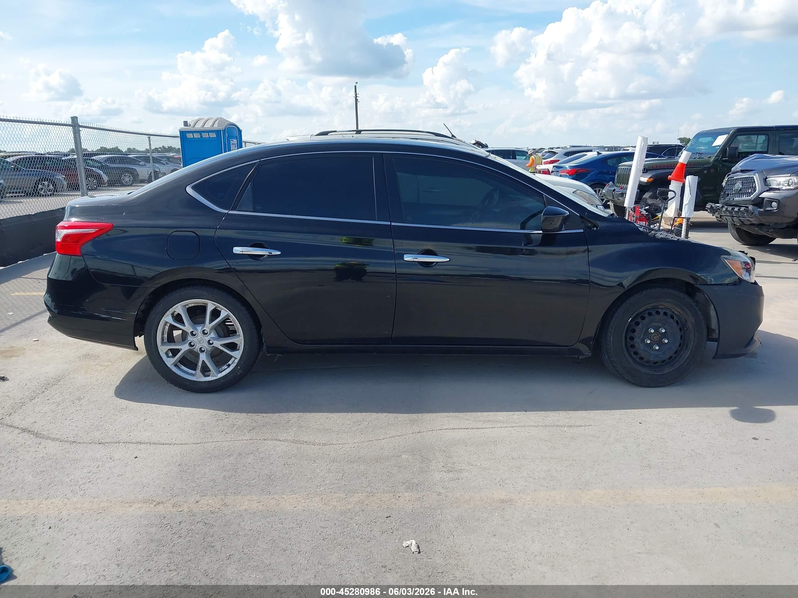 2019 Nissan Sentra S Black vin: 3N1AB7AP5KY377695