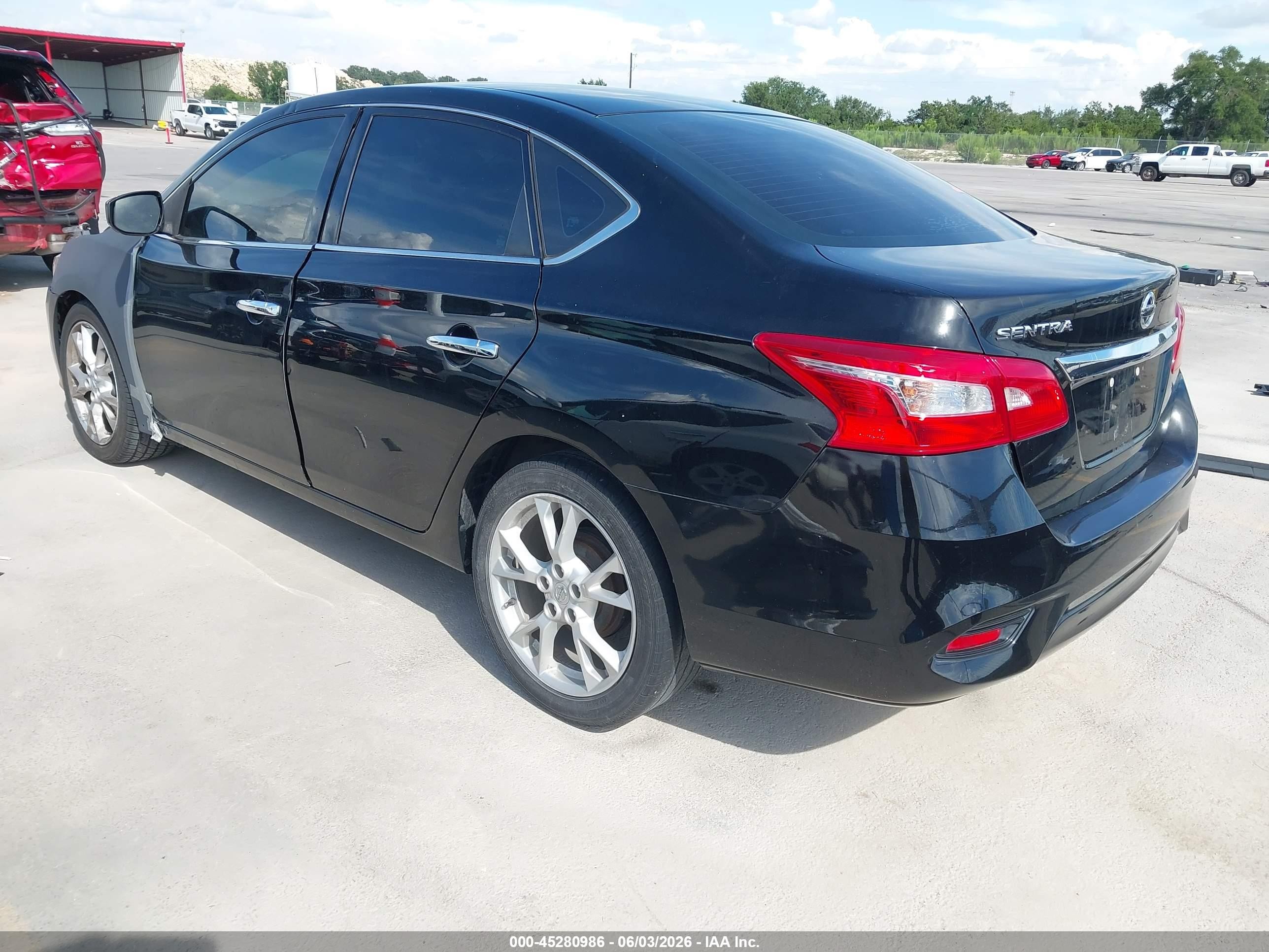 2019 Nissan Sentra S Black vin: 3N1AB7AP5KY377695