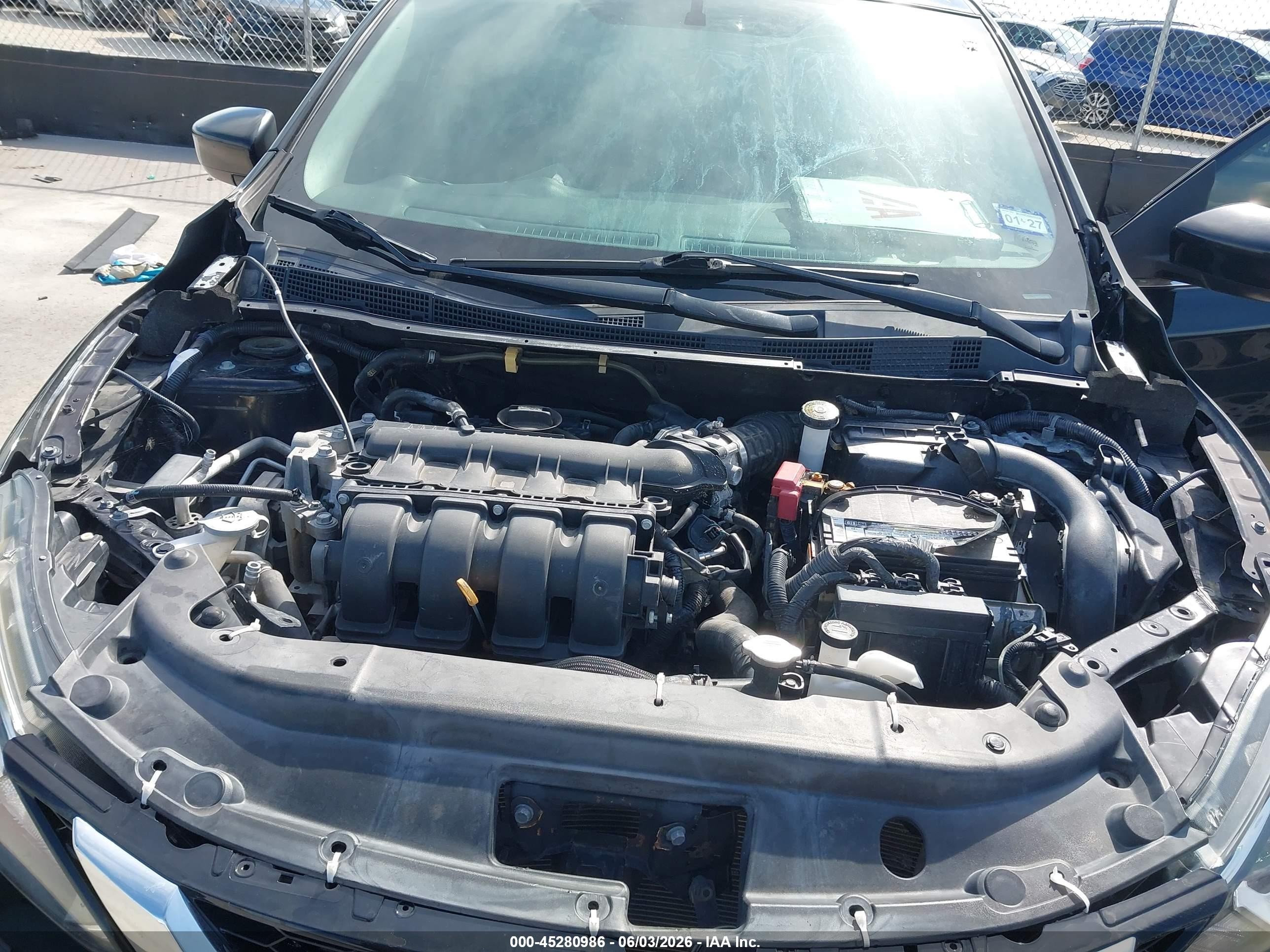 2019 Nissan Sentra S Black vin: 3N1AB7AP5KY377695