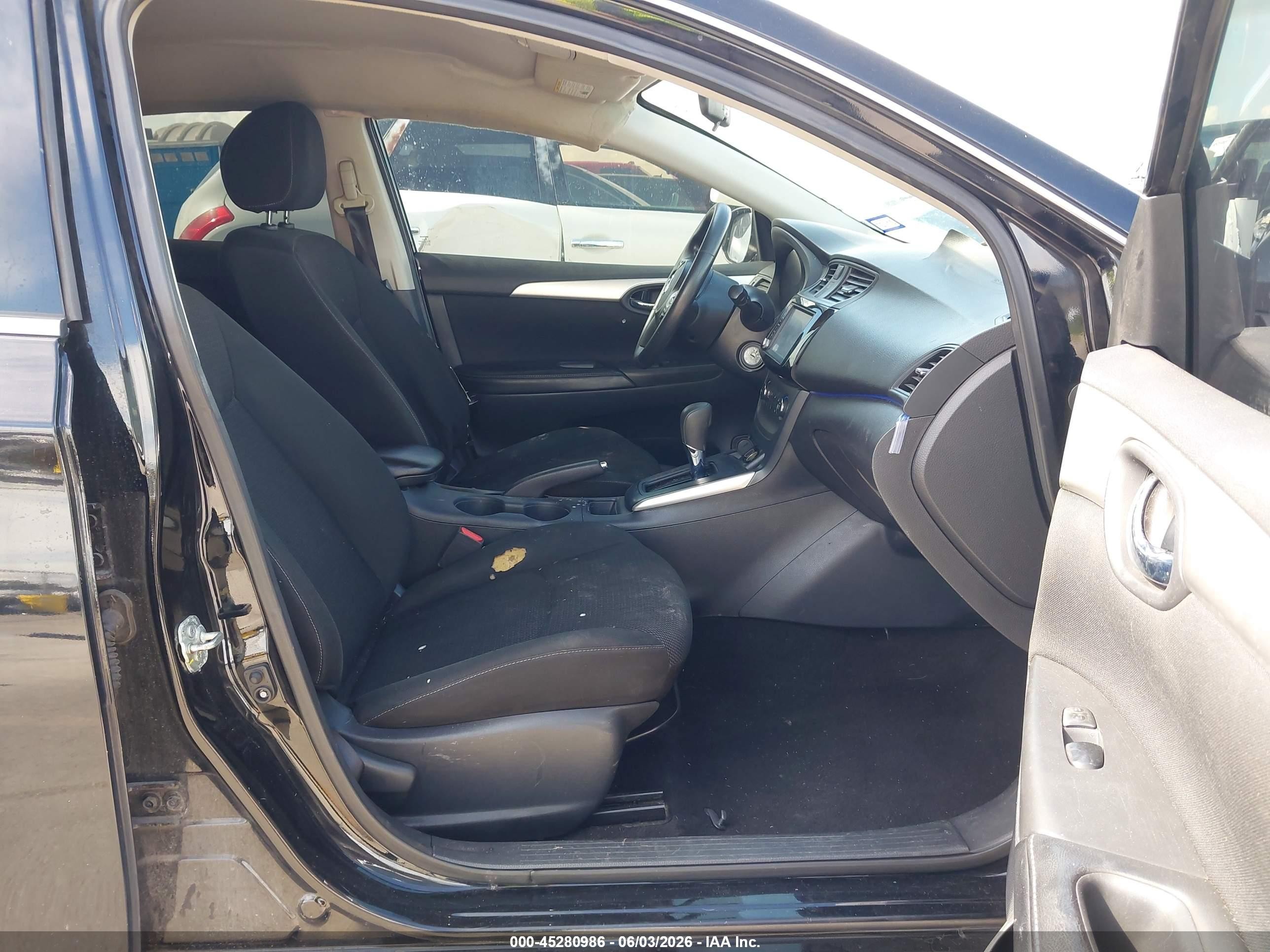2019 Nissan Sentra S Black vin: 3N1AB7AP5KY377695