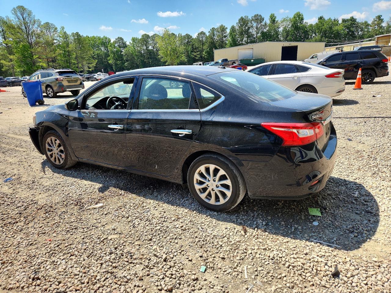 2019 Nissan Sentra Sv Черный vin: 3N1AB7AP5KY446322