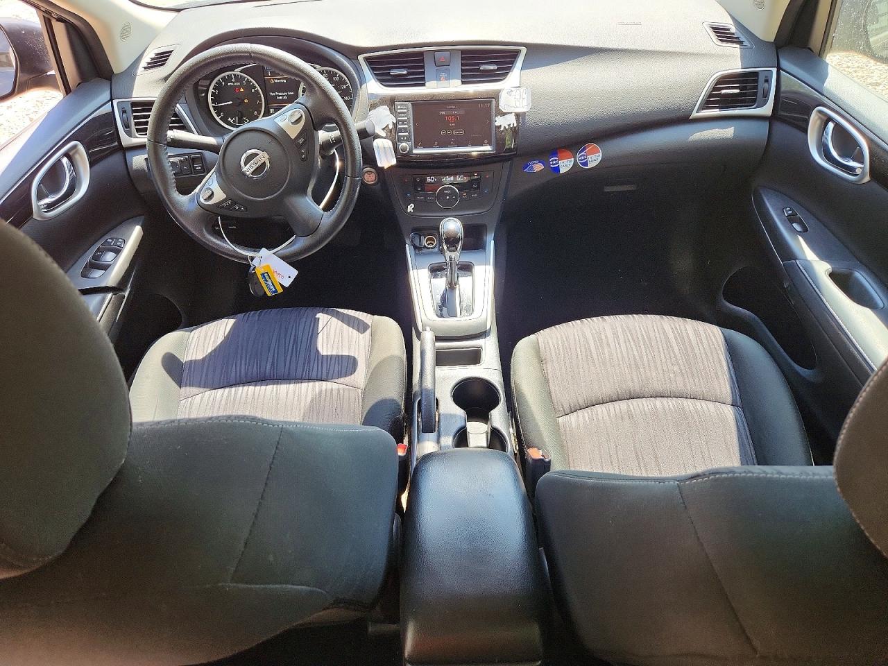 2019 Nissan Sentra Sv Черный vin: 3N1AB7AP5KY446322