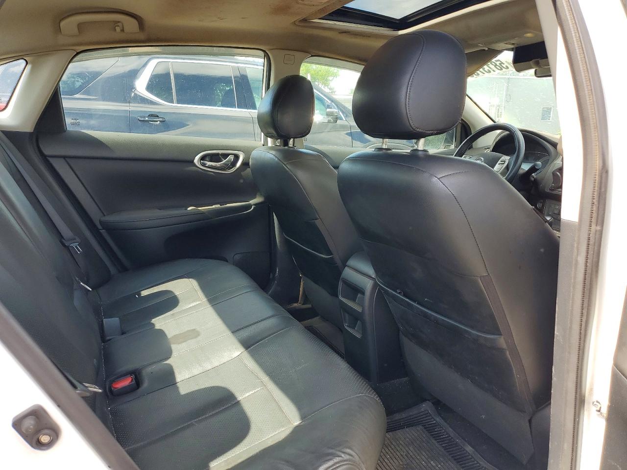 2013 Nissan Sentra S White vin: 3N1AB7AP6DL561916