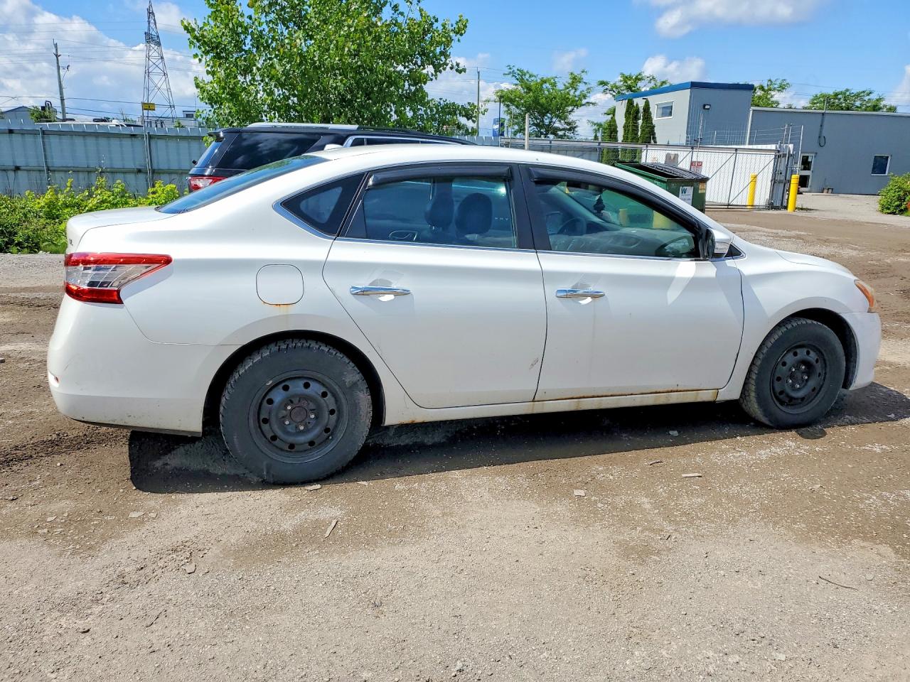 2013 Nissan Sentra S White vin: 3N1AB7AP6DL561916
