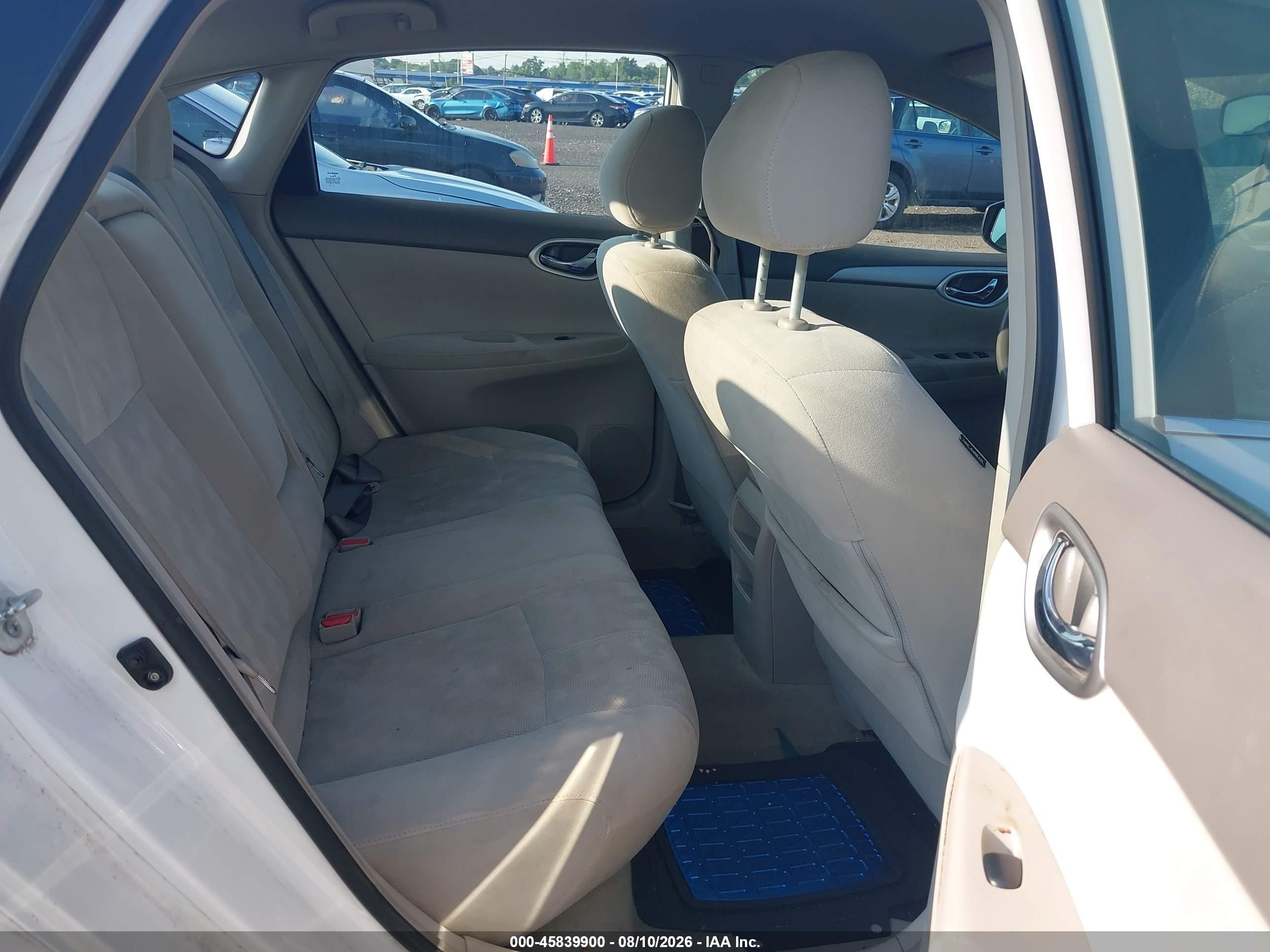 2013 Nissan Sentra Sv White vin: 3N1AB7AP6DL562404