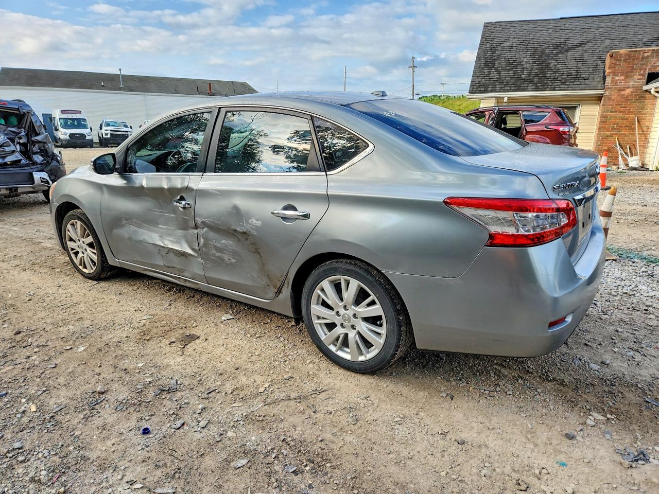 2013 Nissan Sentra S Charcoal vin: 3N1AB7AP6DL609995