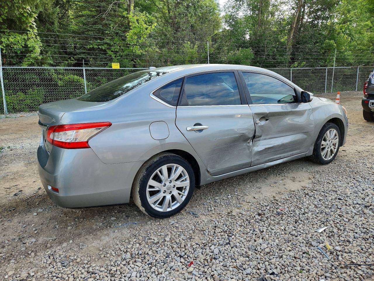 2013 Nissan Sentra S Charcoal vin: 3N1AB7AP6DL609995
