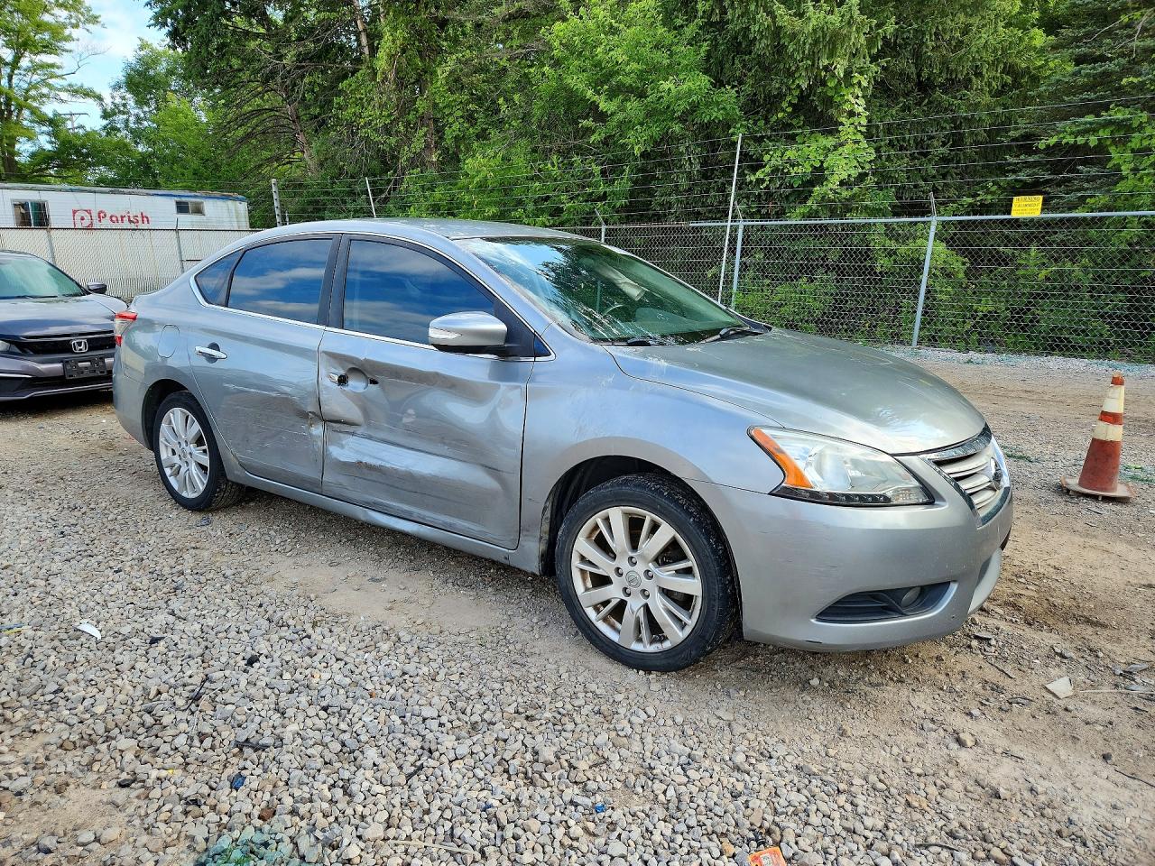 2013 Nissan Sentra S Charcoal vin: 3N1AB7AP6DL609995