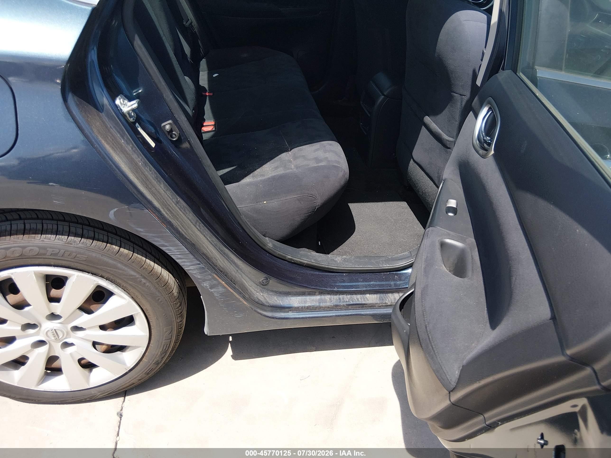 2013 Nissan Sentra Sv Blue vin: 3N1AB7AP6DL611035