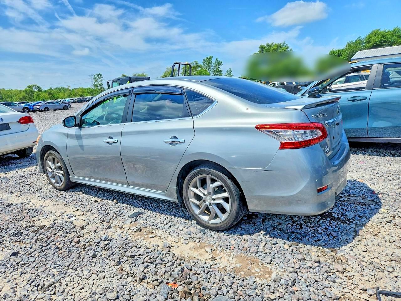2013 Nissan Sentra S Silver vin: 3N1AB7AP6DL613805
