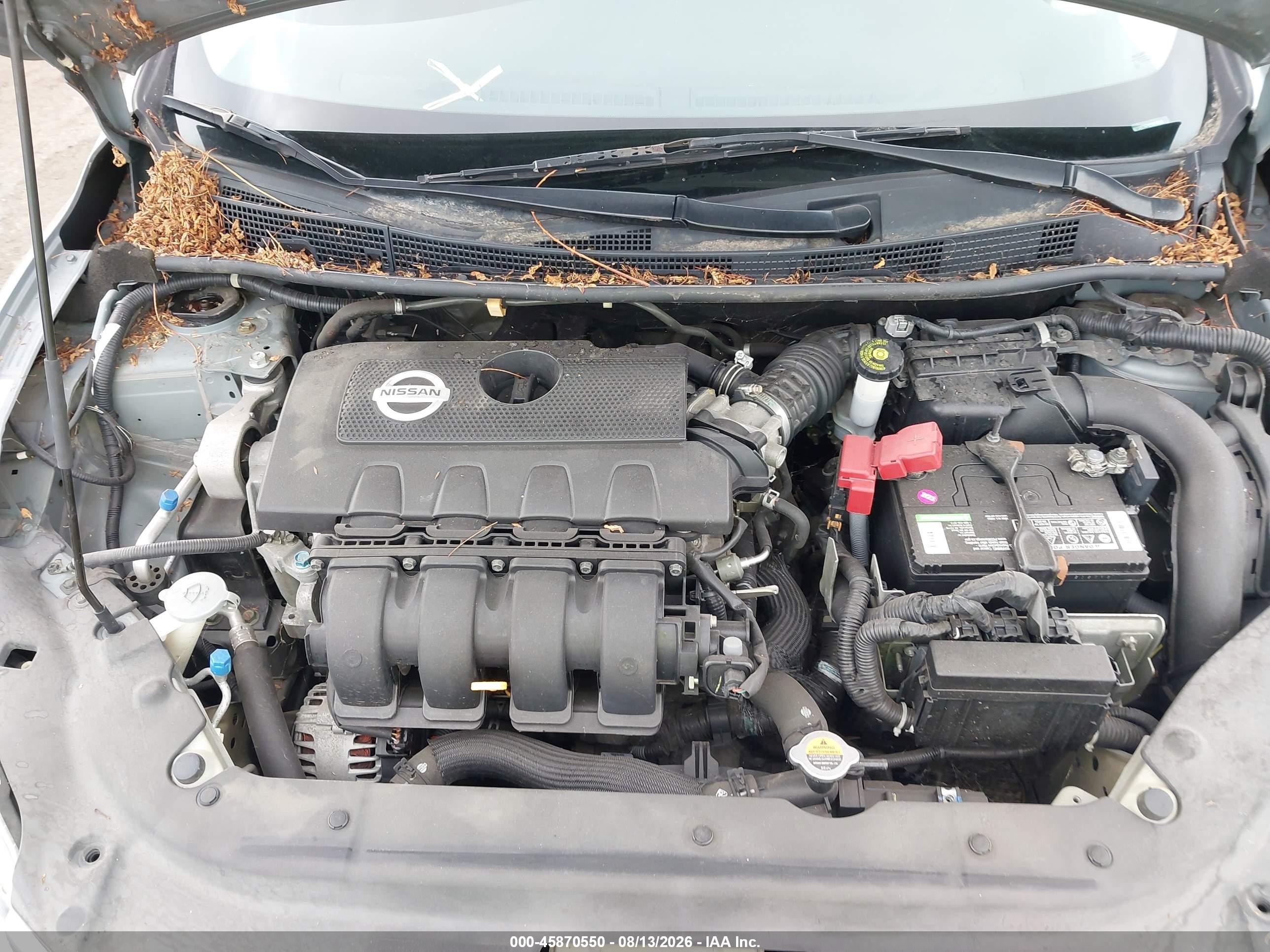 2013 Nissan Sentra Sv Серебряный vin: 3N1AB7AP6DL614579