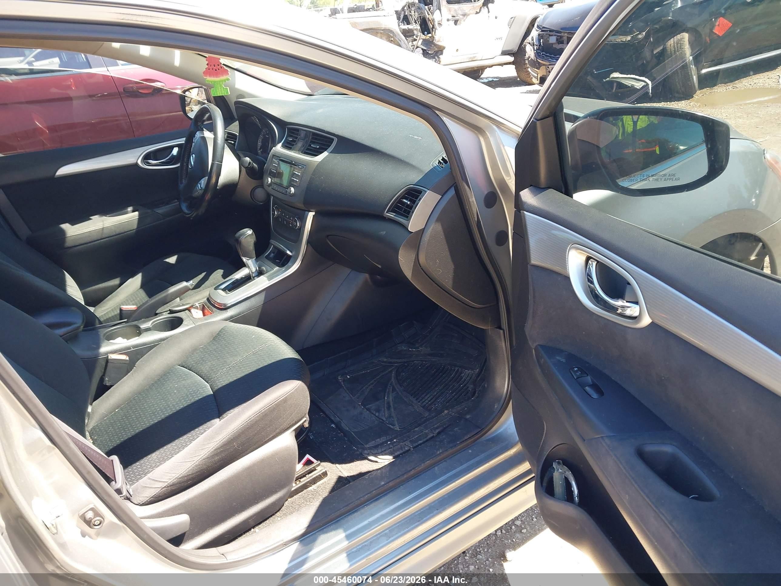 2013 Nissan Sentra Sr Silver vin: 3N1AB7AP6DL616011