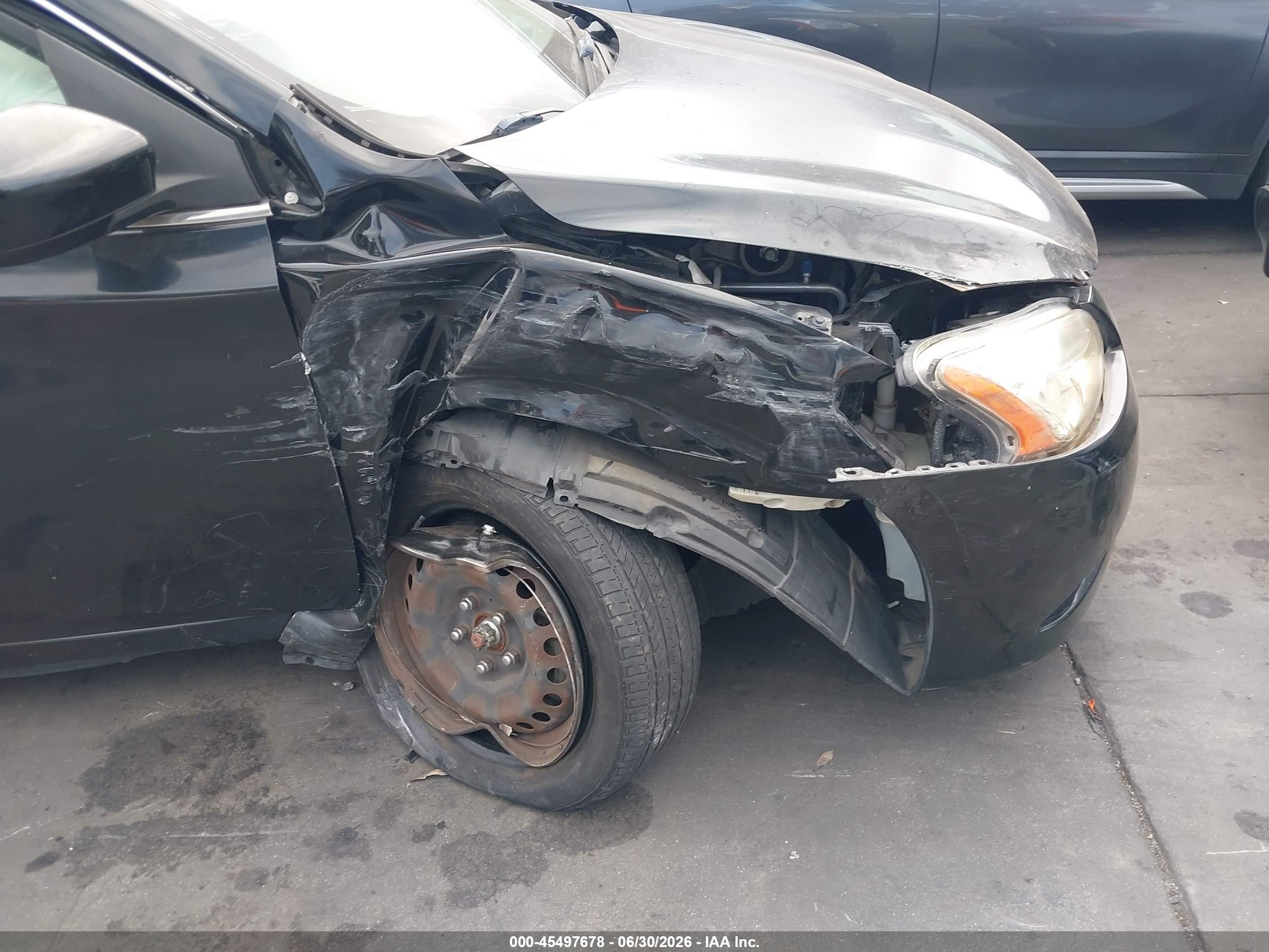 2013 Nissan Sentra Sv Black vin: 3N1AB7AP6DL617482