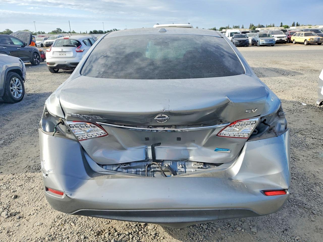2013 Nissan Sentra S Silver vin: 3N1AB7AP6DL619989