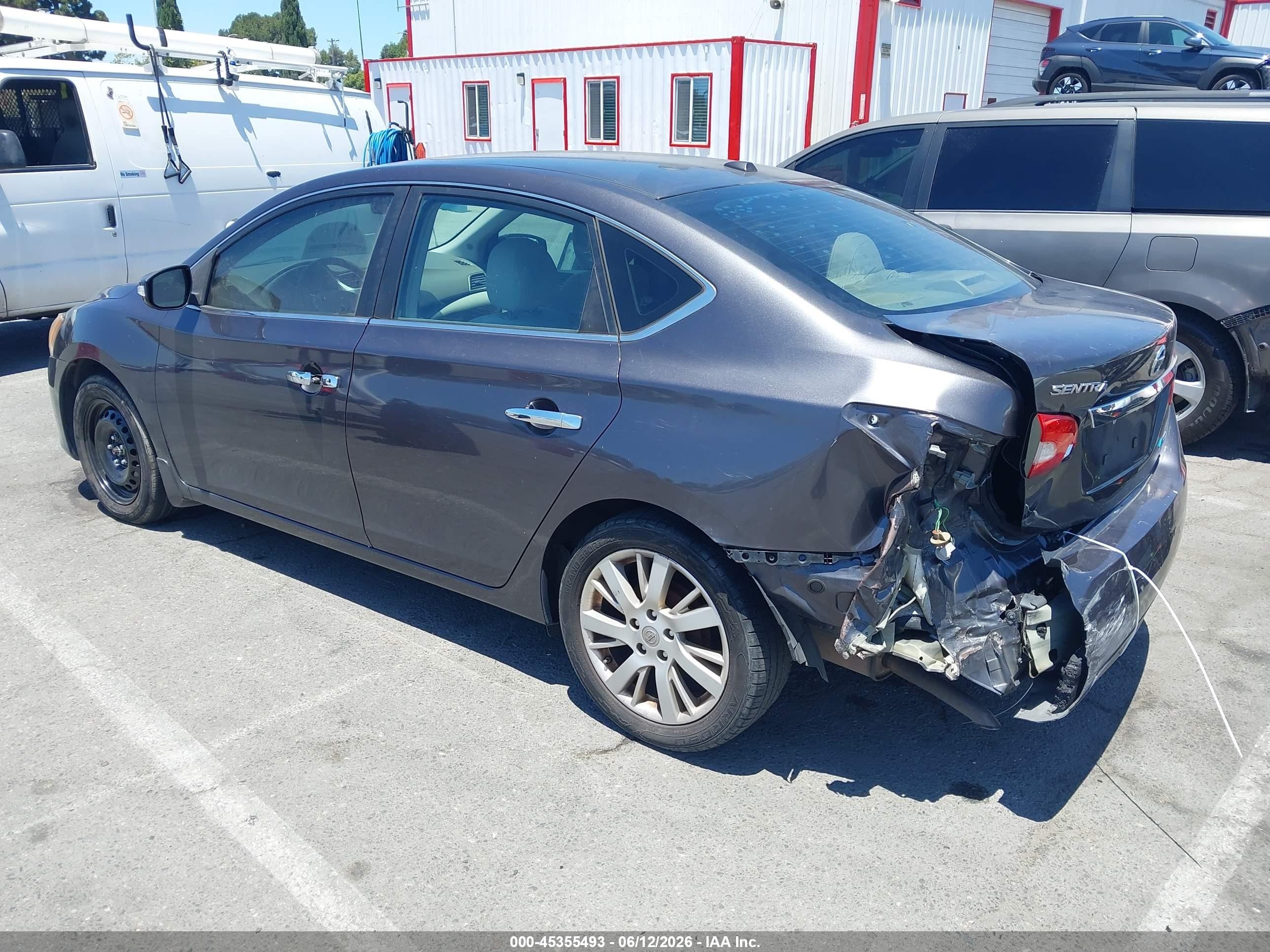 2013 Nissan Sentra Sl Gray vin: 3N1AB7AP6DL624707