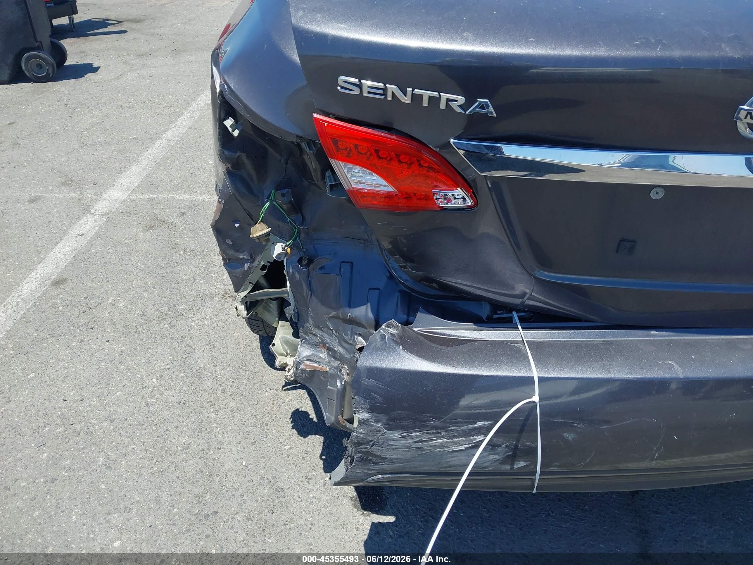 2013 Nissan Sentra Sl Gray vin: 3N1AB7AP6DL624707