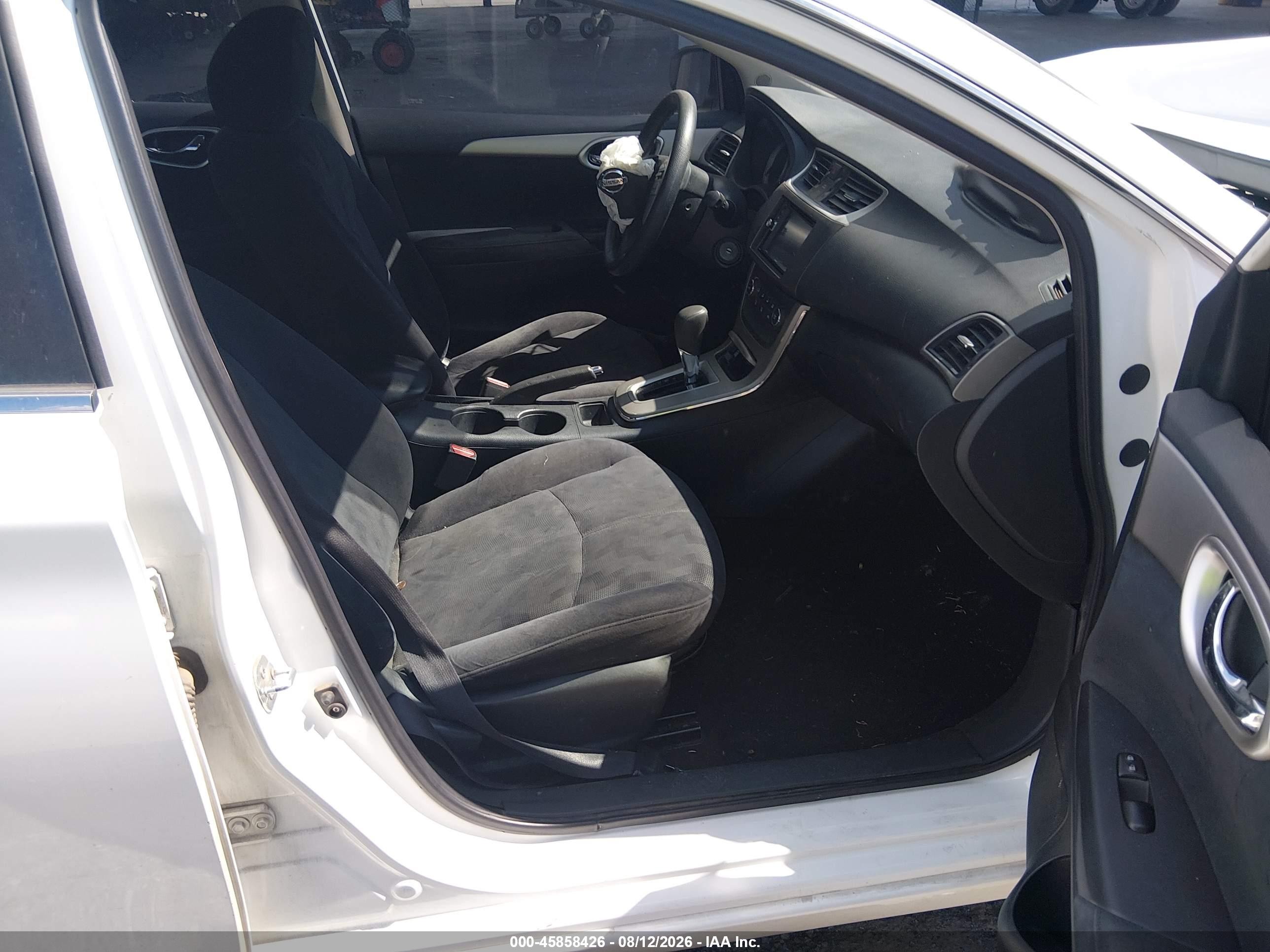 2013 Nissan Sentra Sv White vin: 3N1AB7AP6DL640762