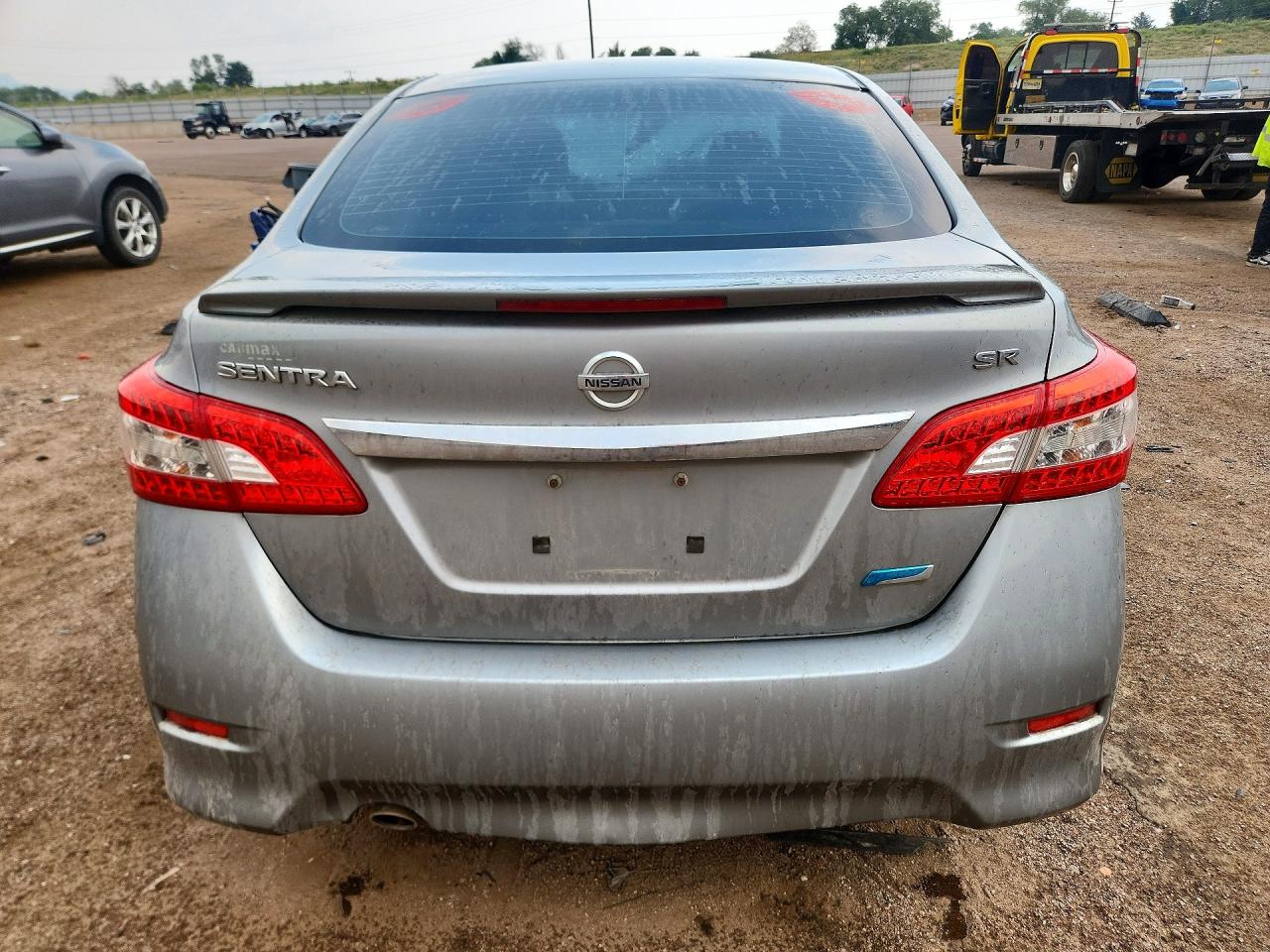 2013 Nissan Sentra S Gray vin: 3N1AB7AP6DL657559