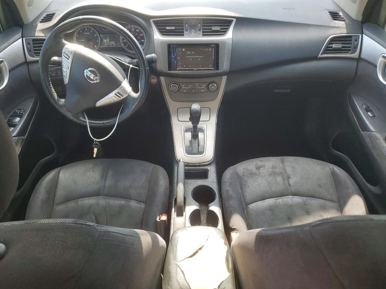 2013 Nissan Sentra S Silver vin: 3N1AB7AP6DL658470