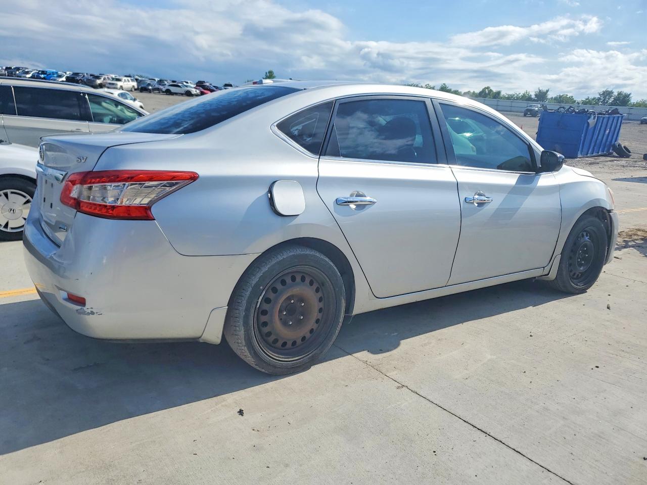 2013 Nissan Sentra S Silver vin: 3N1AB7AP6DL658470