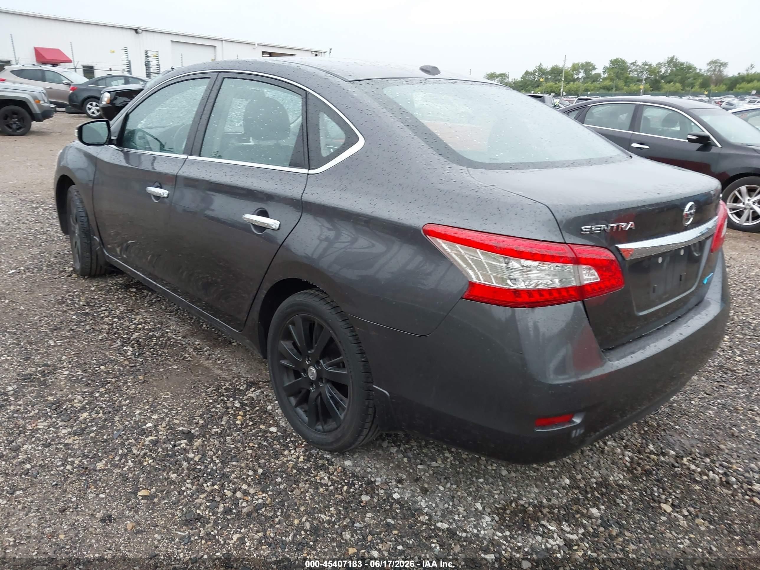 2013 Nissan Sentra Sl Gray vin: 3N1AB7AP6DL659554