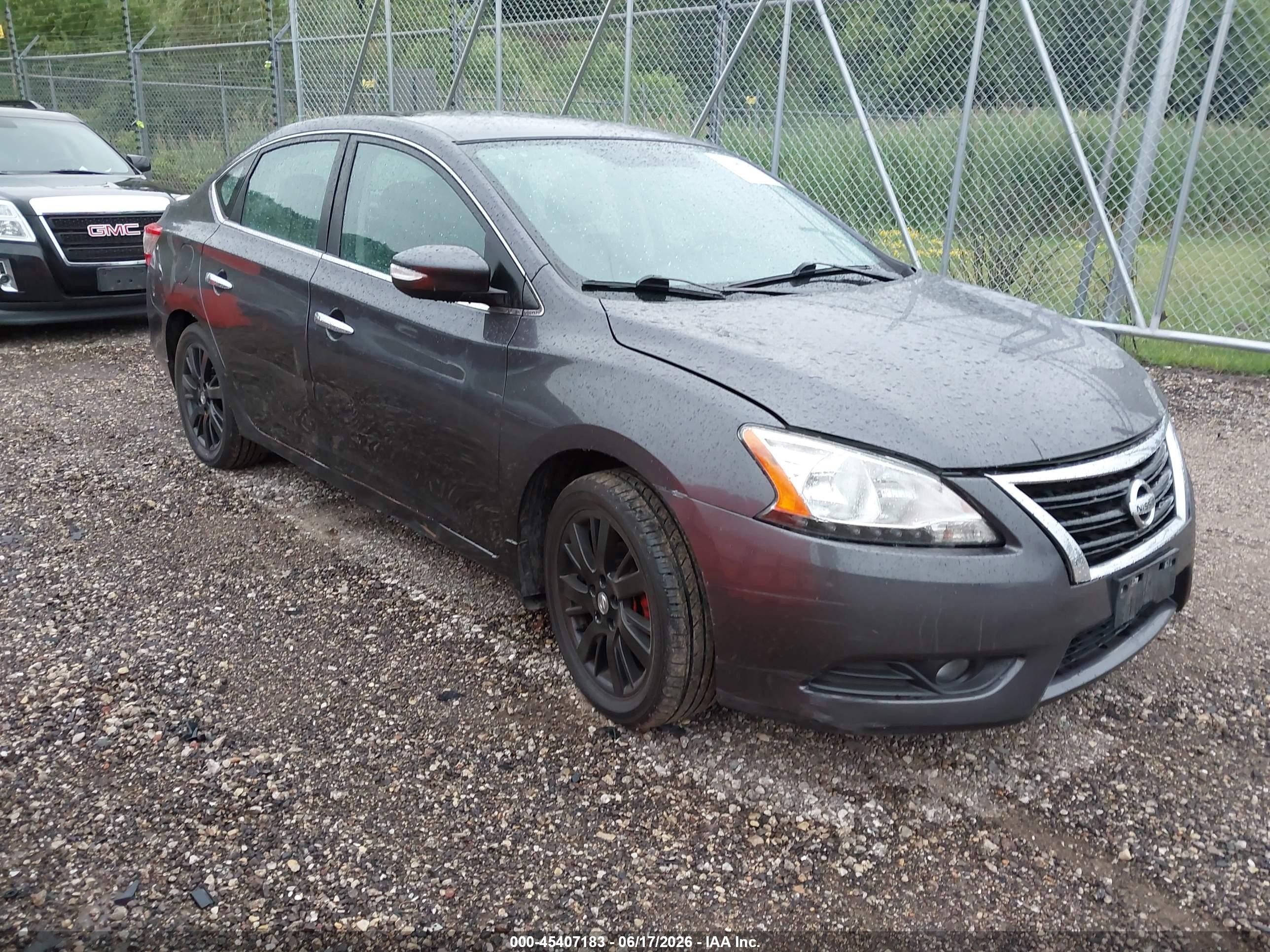 2013 Nissan Sentra Sl Gray vin: 3N1AB7AP6DL659554
