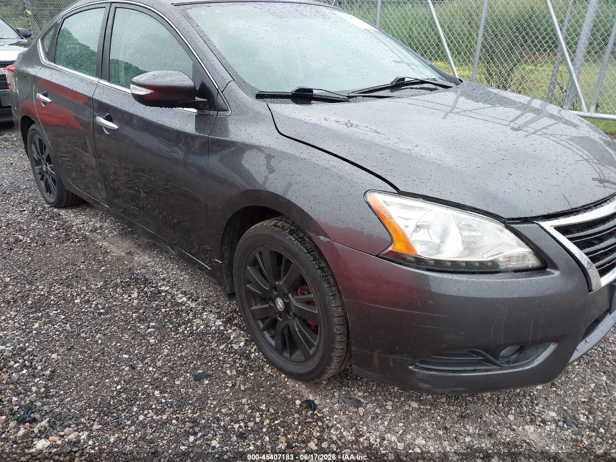 2013 Nissan Sentra Sl Gray vin: 3N1AB7AP6DL659554