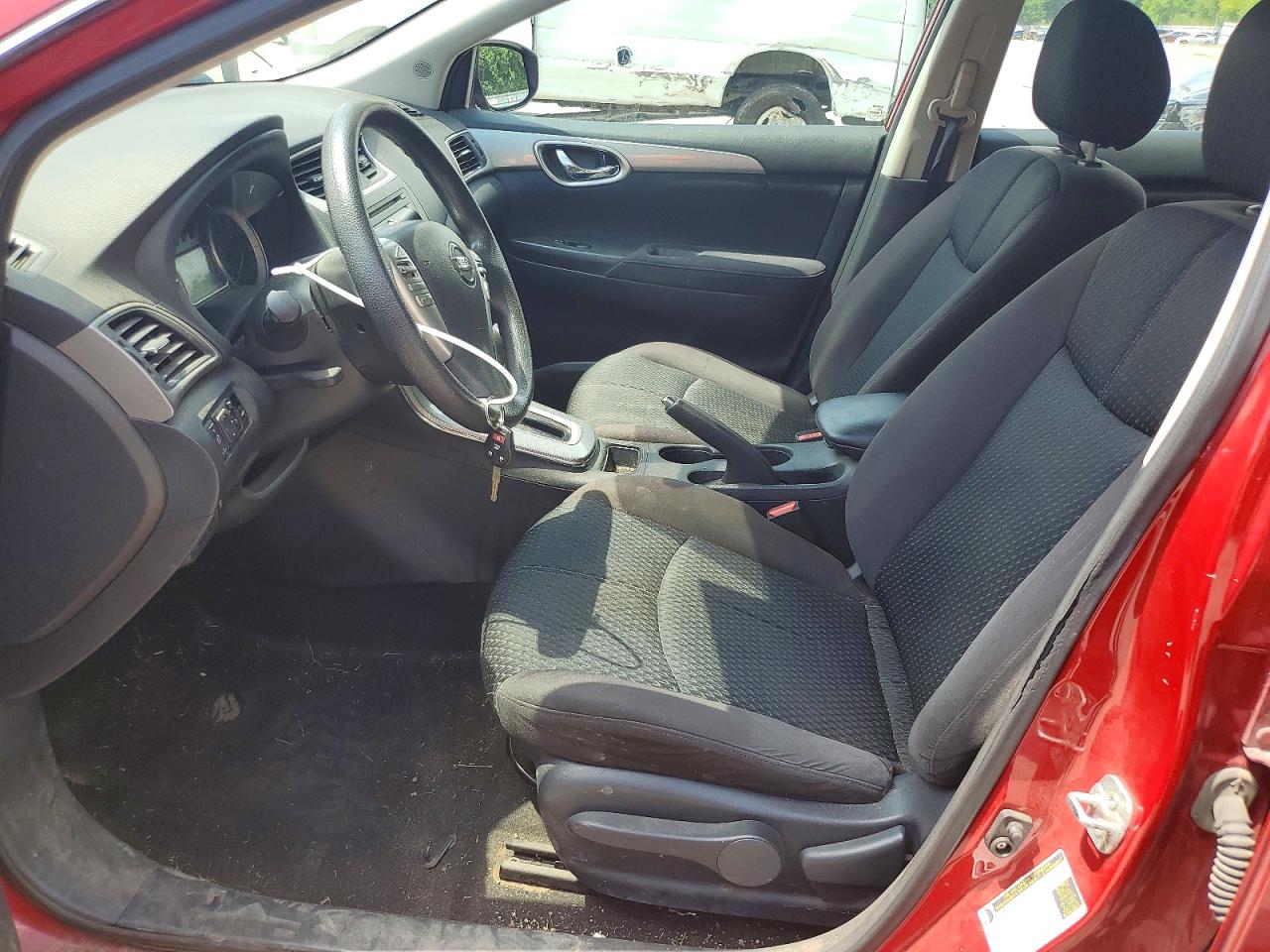 2013 Nissan Sentra S Red vin: 3N1AB7AP6DL682865