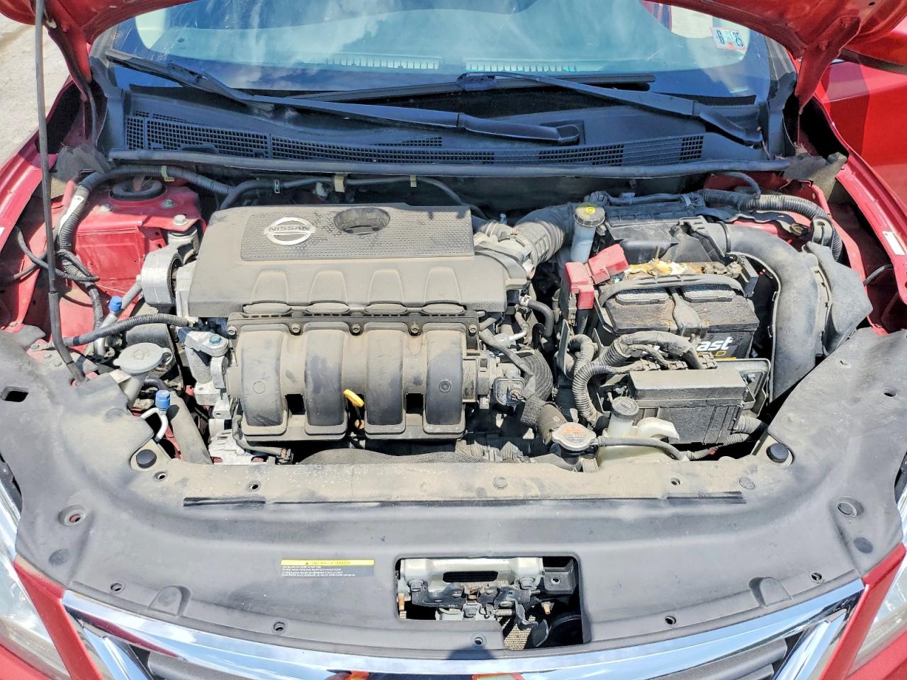 2013 Nissan Sentra S Red vin: 3N1AB7AP6DL682865
