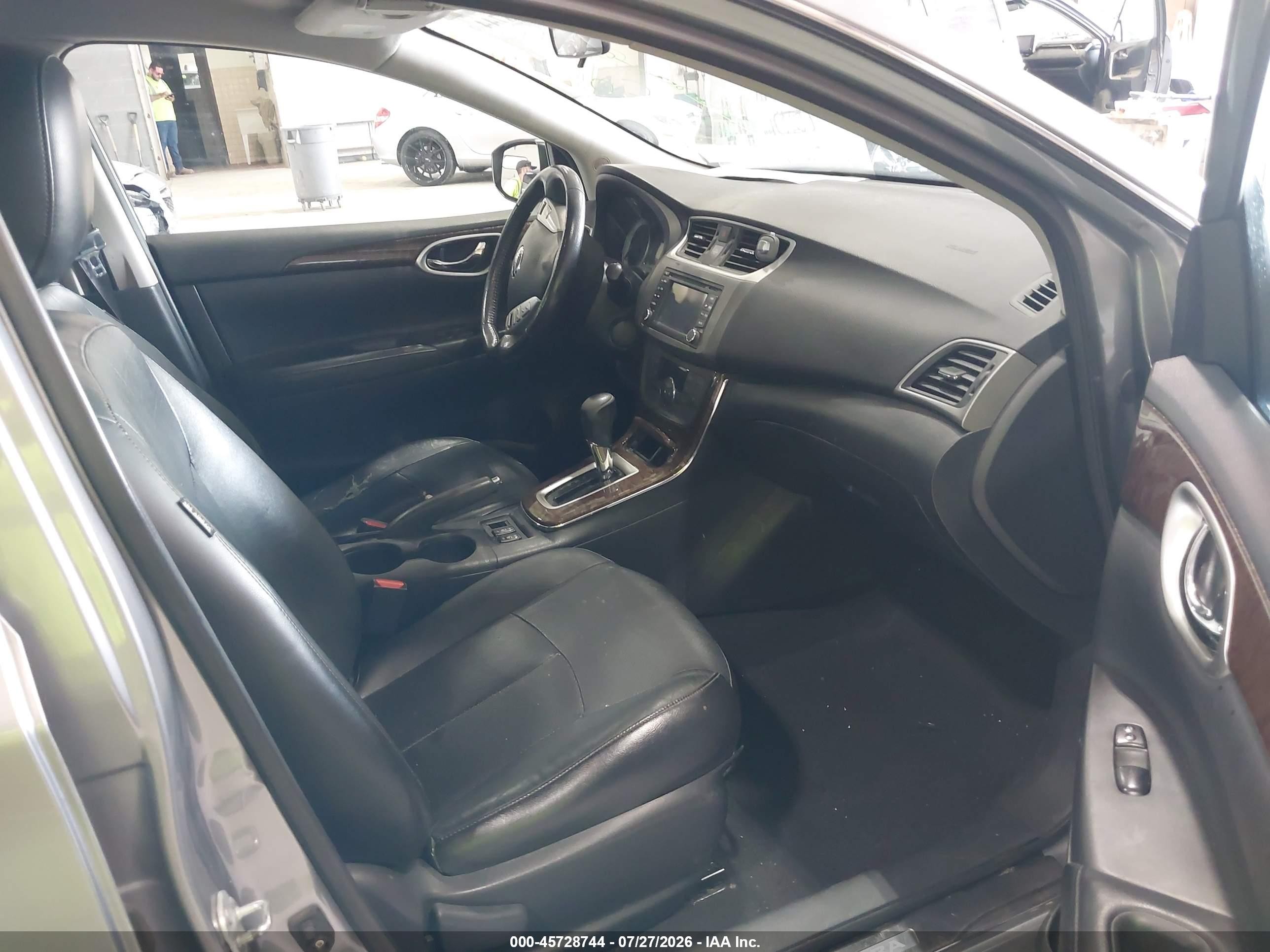 2013 Nissan Sentra Sl Gray vin: 3N1AB7AP6DL687595