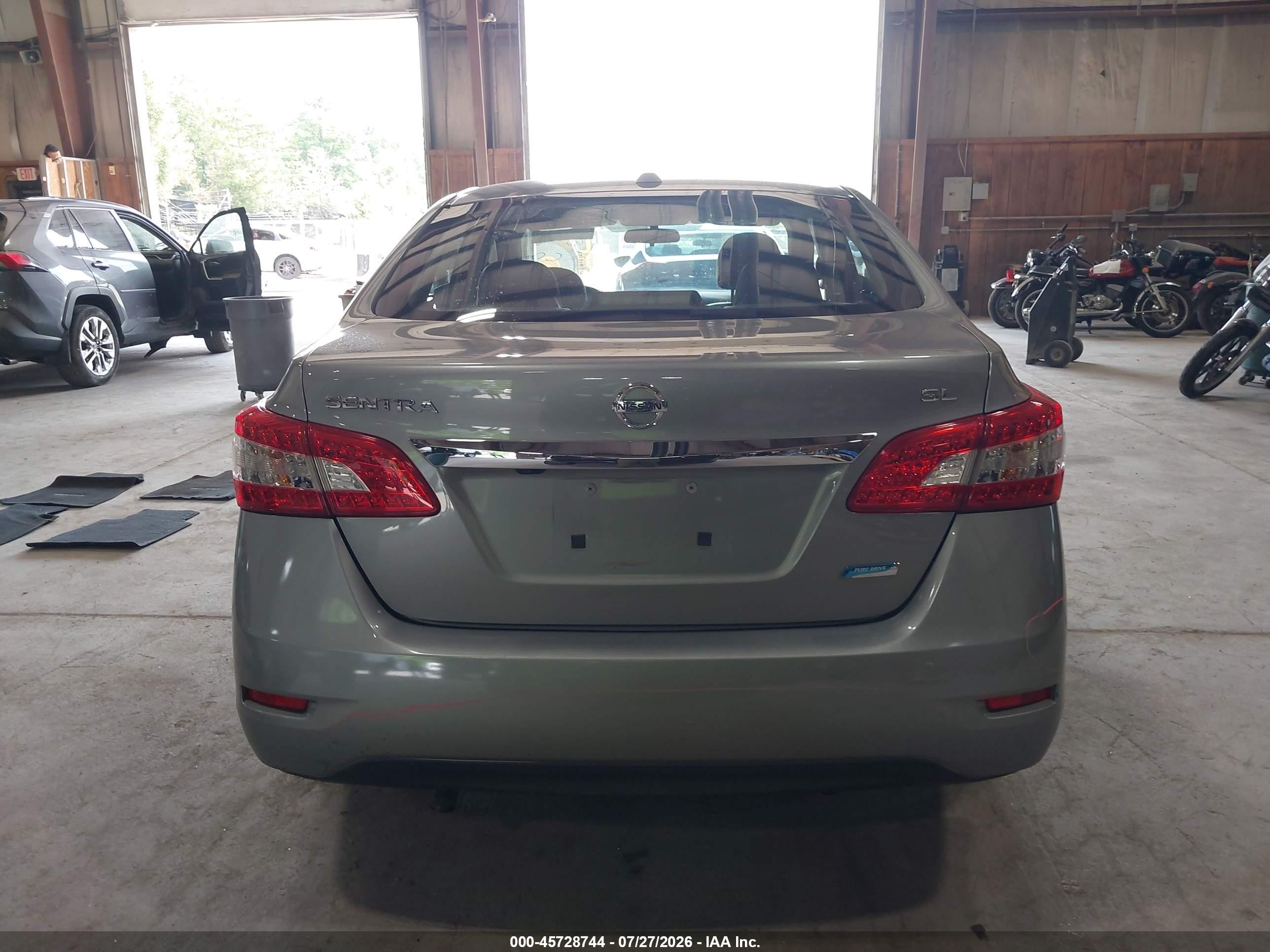 2013 Nissan Sentra Sl Gray vin: 3N1AB7AP6DL687595