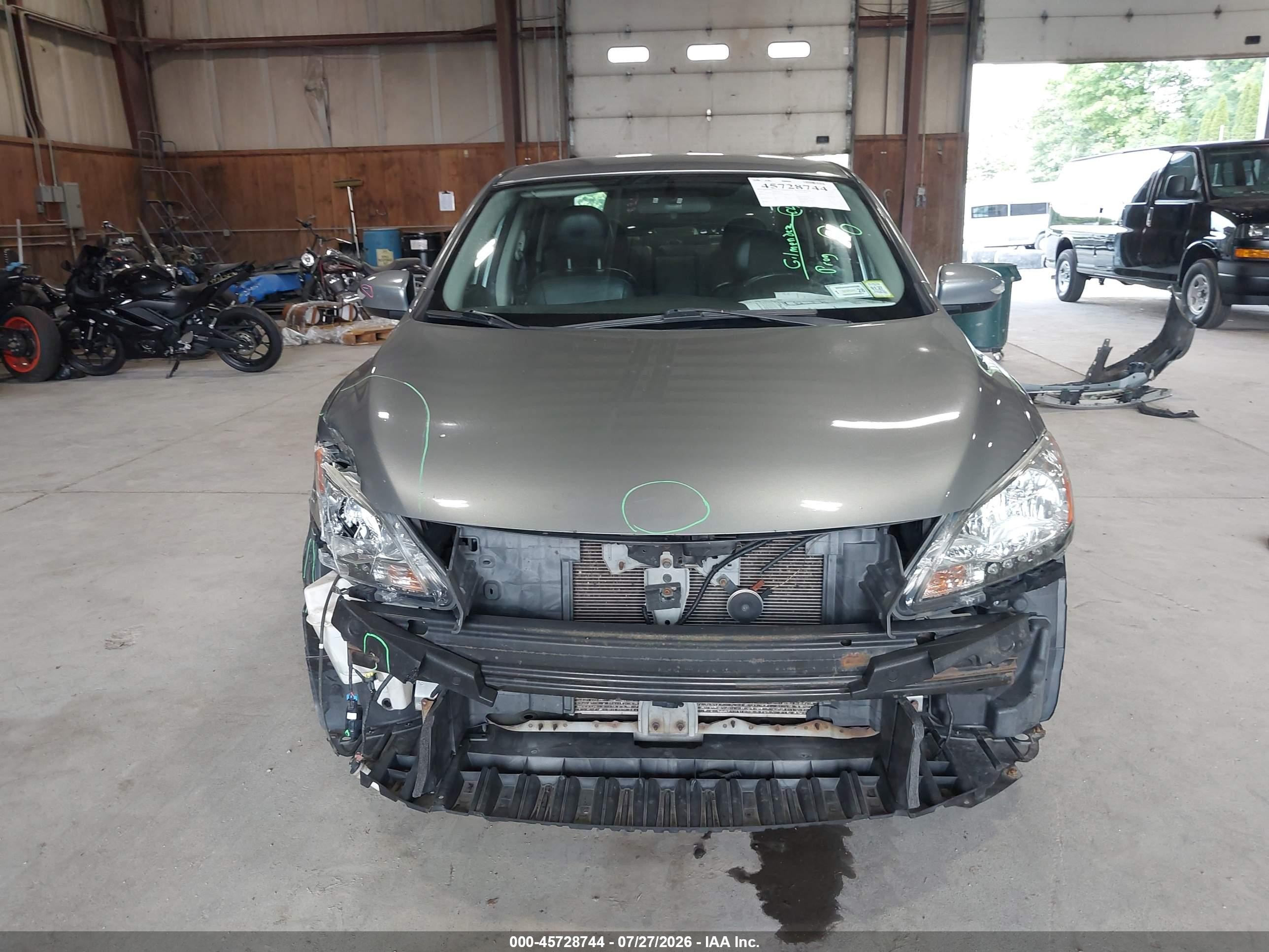 2013 Nissan Sentra Sl Gray vin: 3N1AB7AP6DL687595
