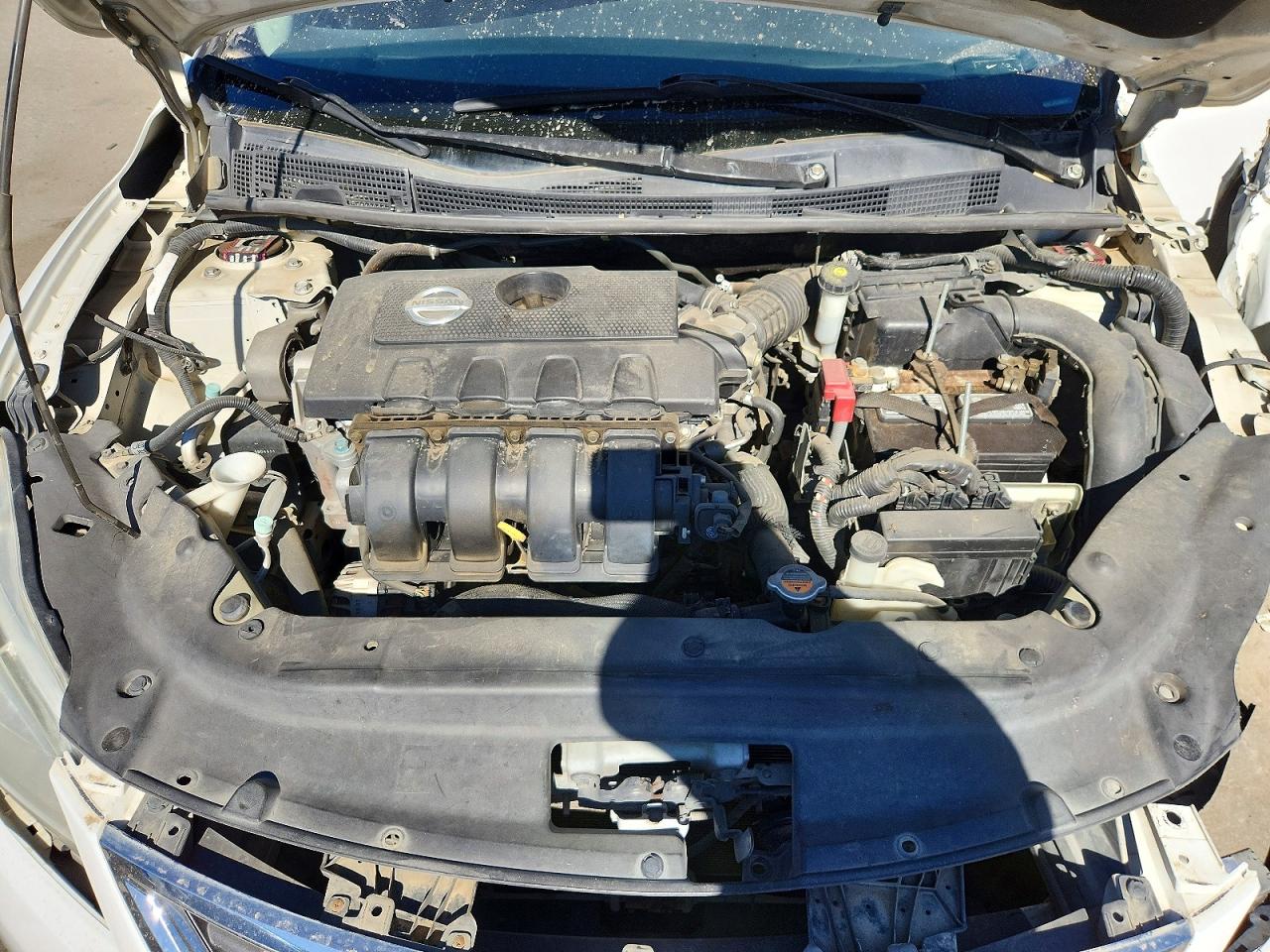 2013 Nissan Sentra S White vin: 3N1AB7AP6DL692151