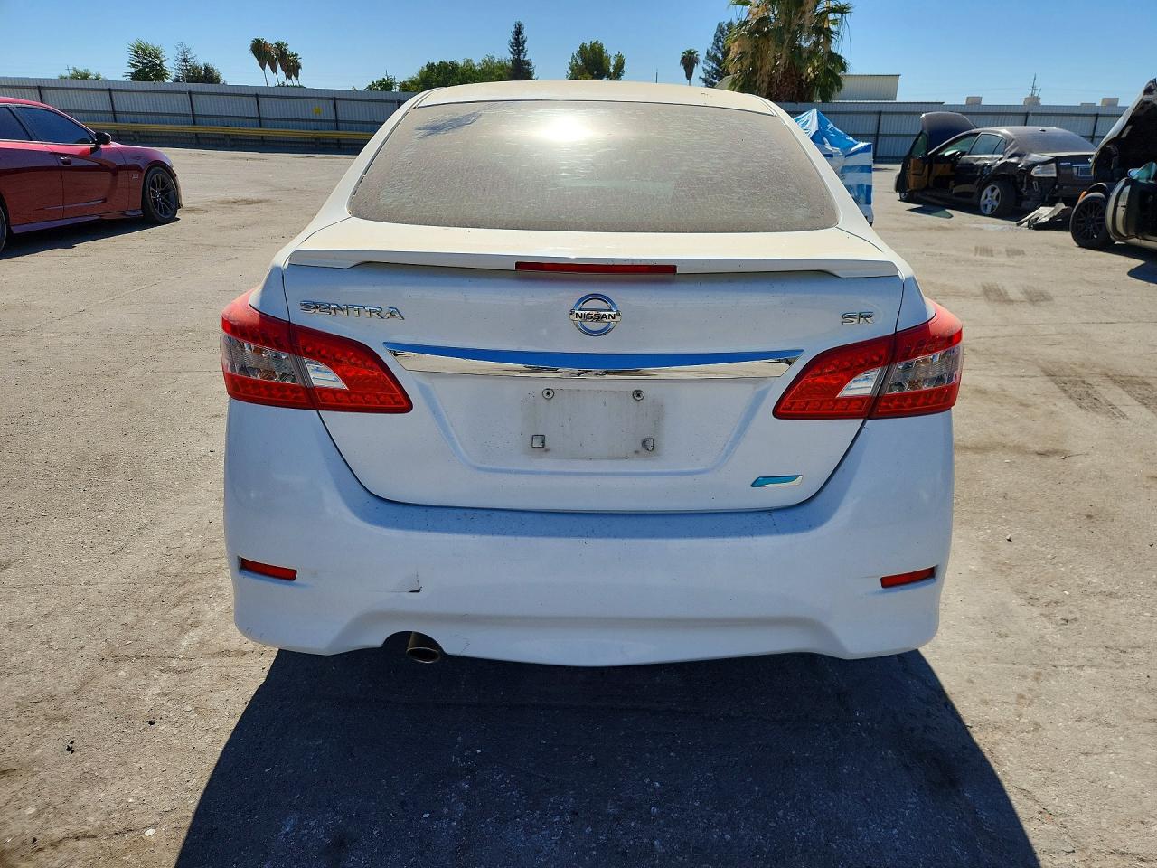 2013 Nissan Sentra S White vin: 3N1AB7AP6DL692151