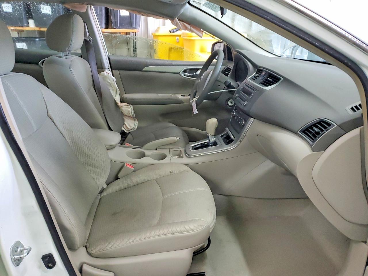 2013 Nissan Sentra S White vin: 3N1AB7AP6DL693154