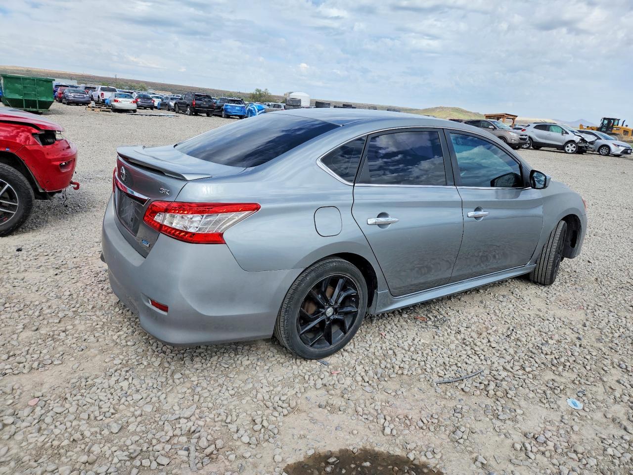 2013 Nissan Sentra S Gray vin: 3N1AB7AP6DL695356