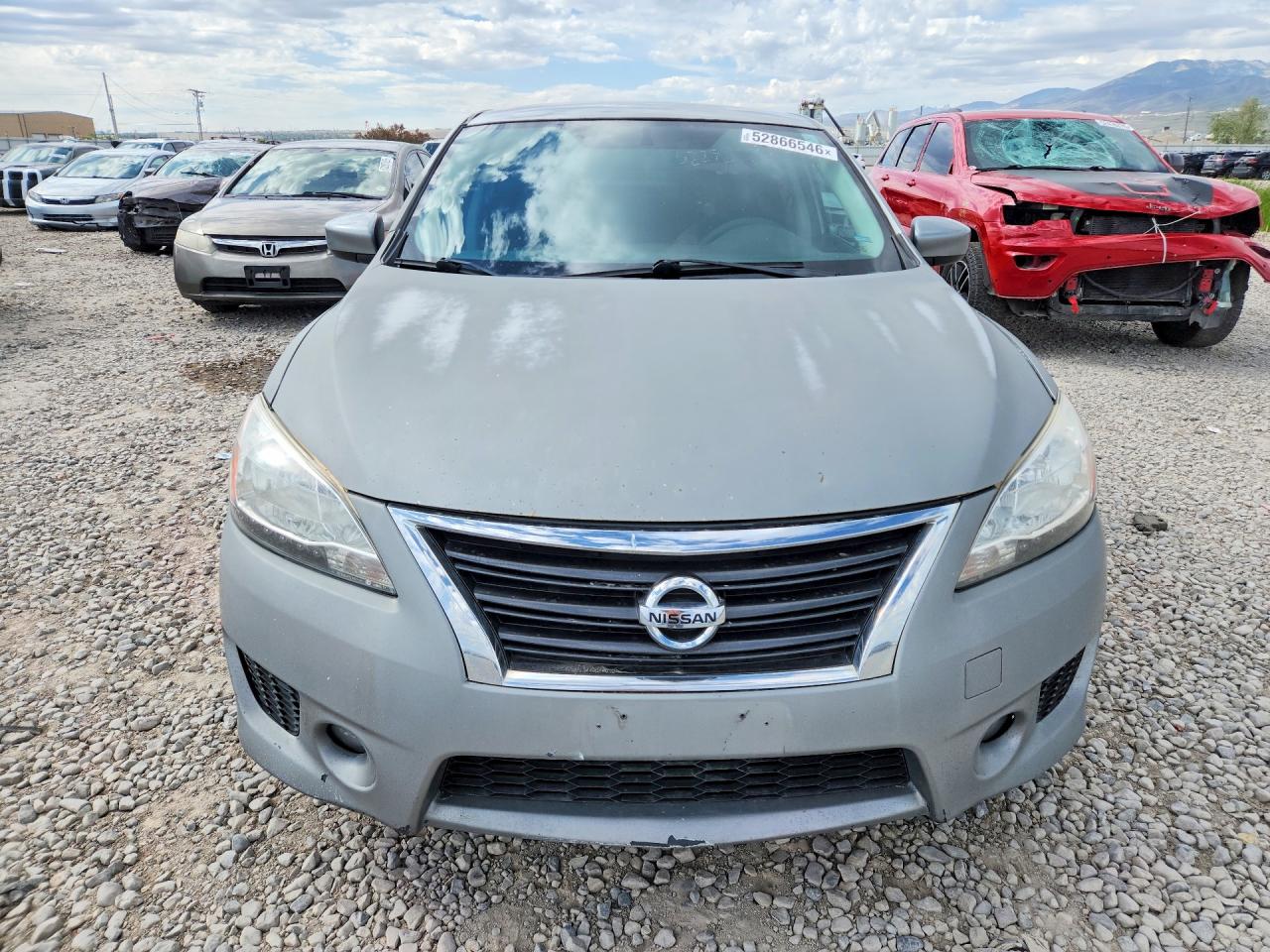 2013 Nissan Sentra S Gray vin: 3N1AB7AP6DL695356
