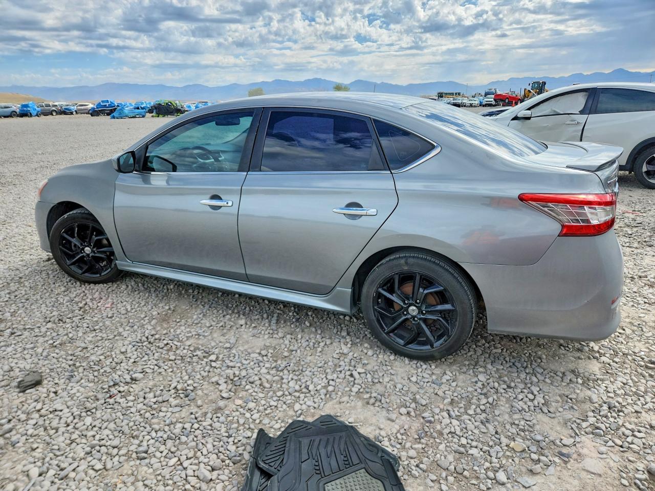 2013 Nissan Sentra S Gray vin: 3N1AB7AP6DL695356