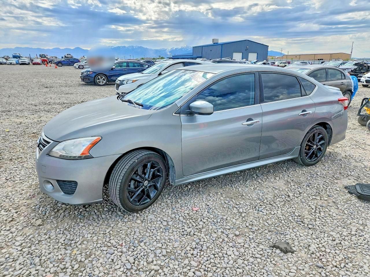 2013 Nissan Sentra S Gray vin: 3N1AB7AP6DL695356