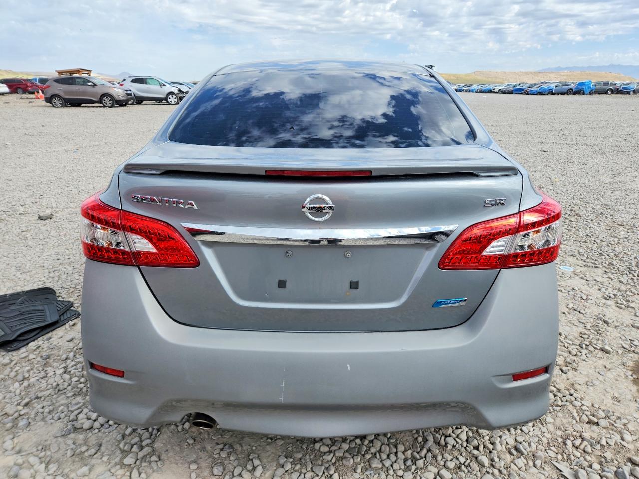 2013 Nissan Sentra S Gray vin: 3N1AB7AP6DL695356