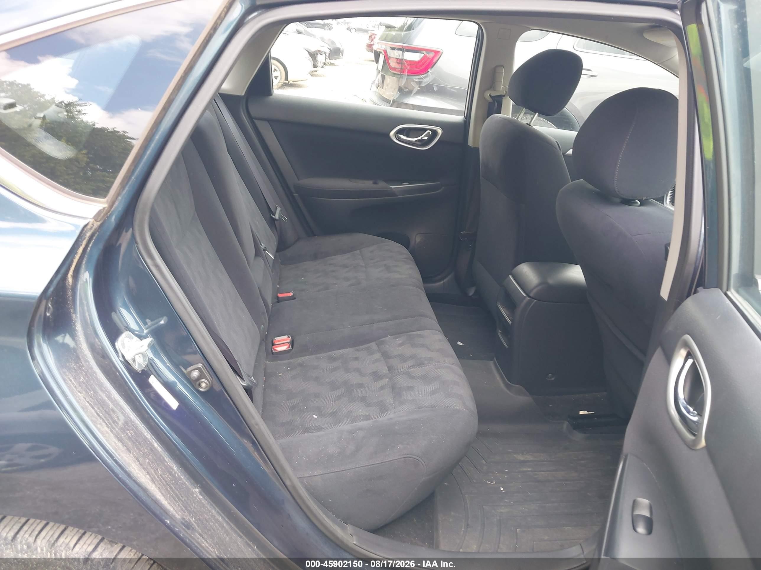 2013 Nissan Sentra Sv Blue vin: 3N1AB7AP6DL709031