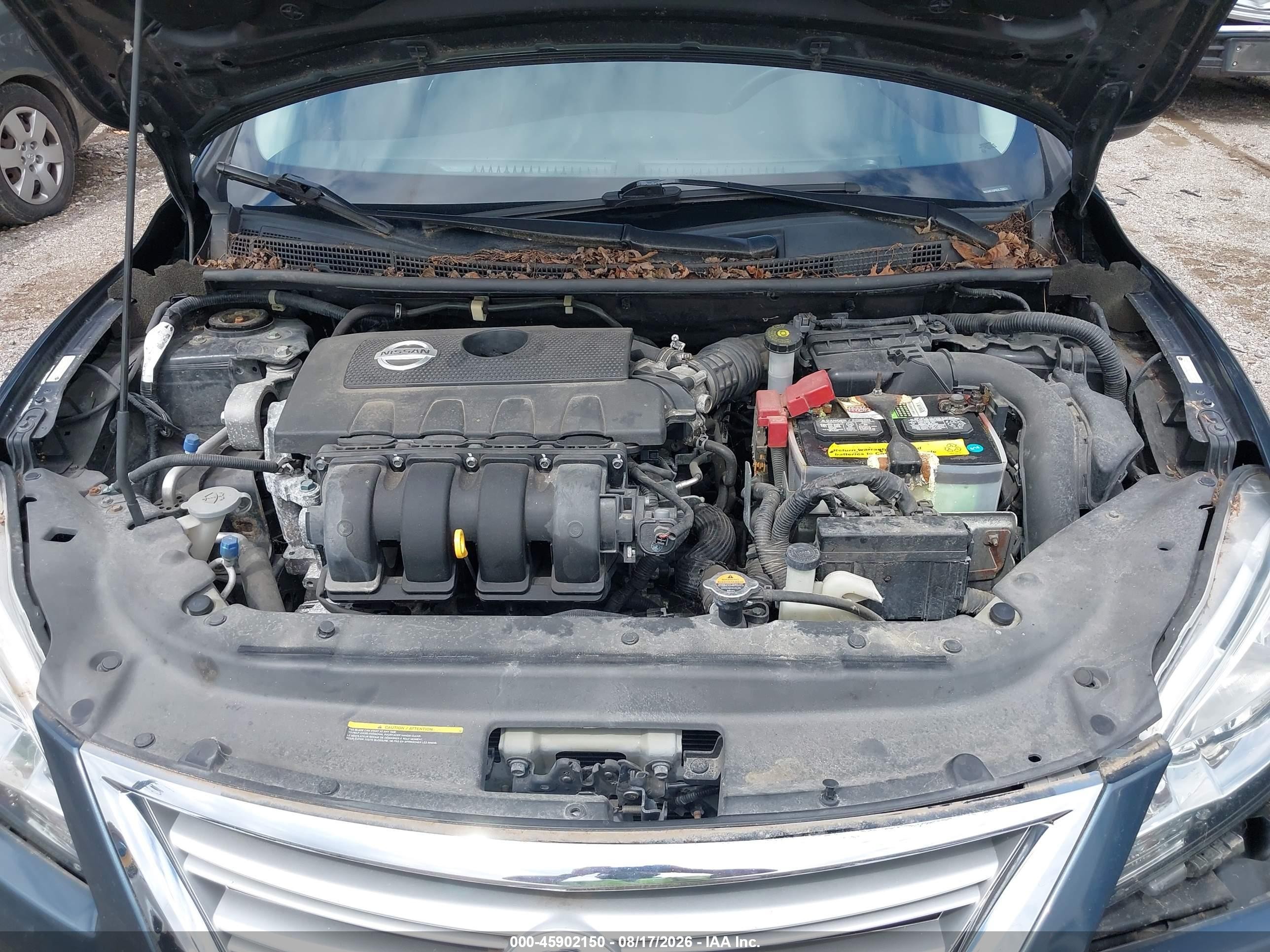 2013 Nissan Sentra Sv Blue vin: 3N1AB7AP6DL709031