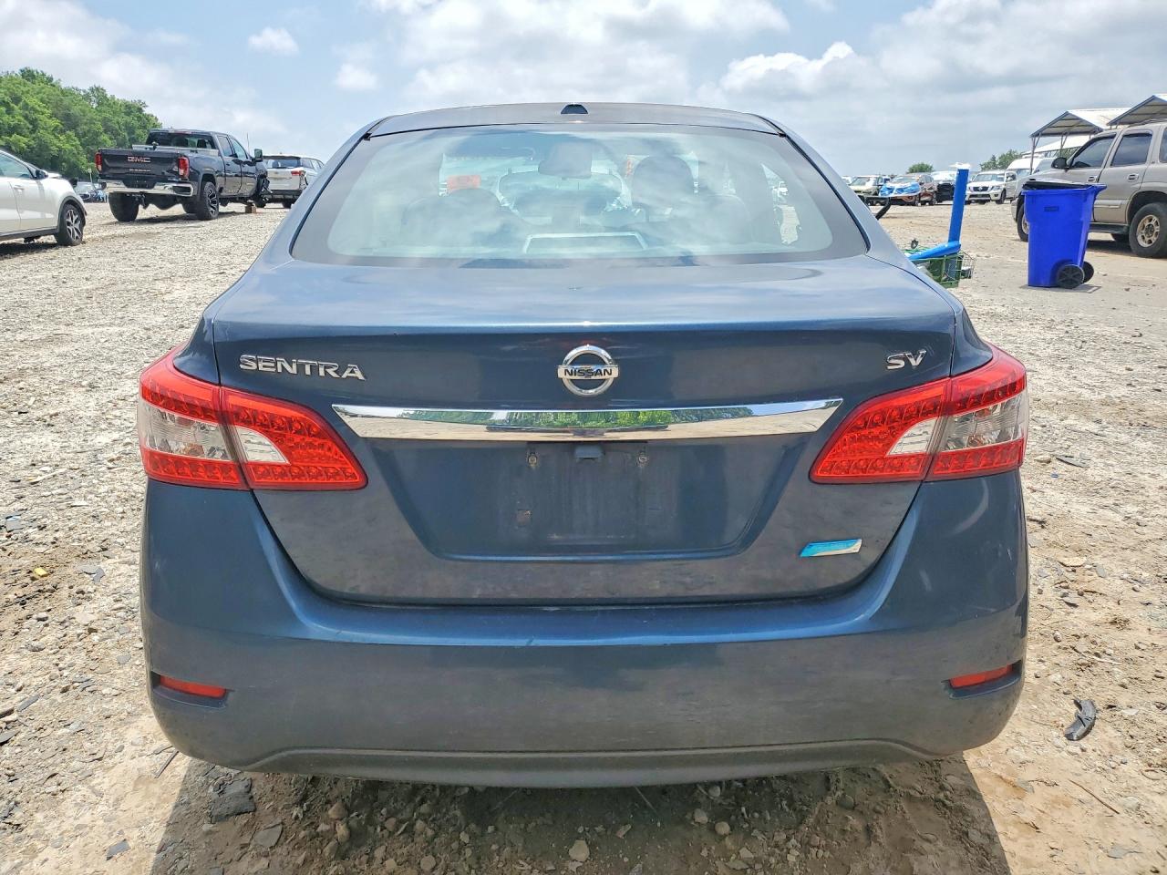 2013 Nissan Sentra S Blue vin: 3N1AB7AP6DL709482