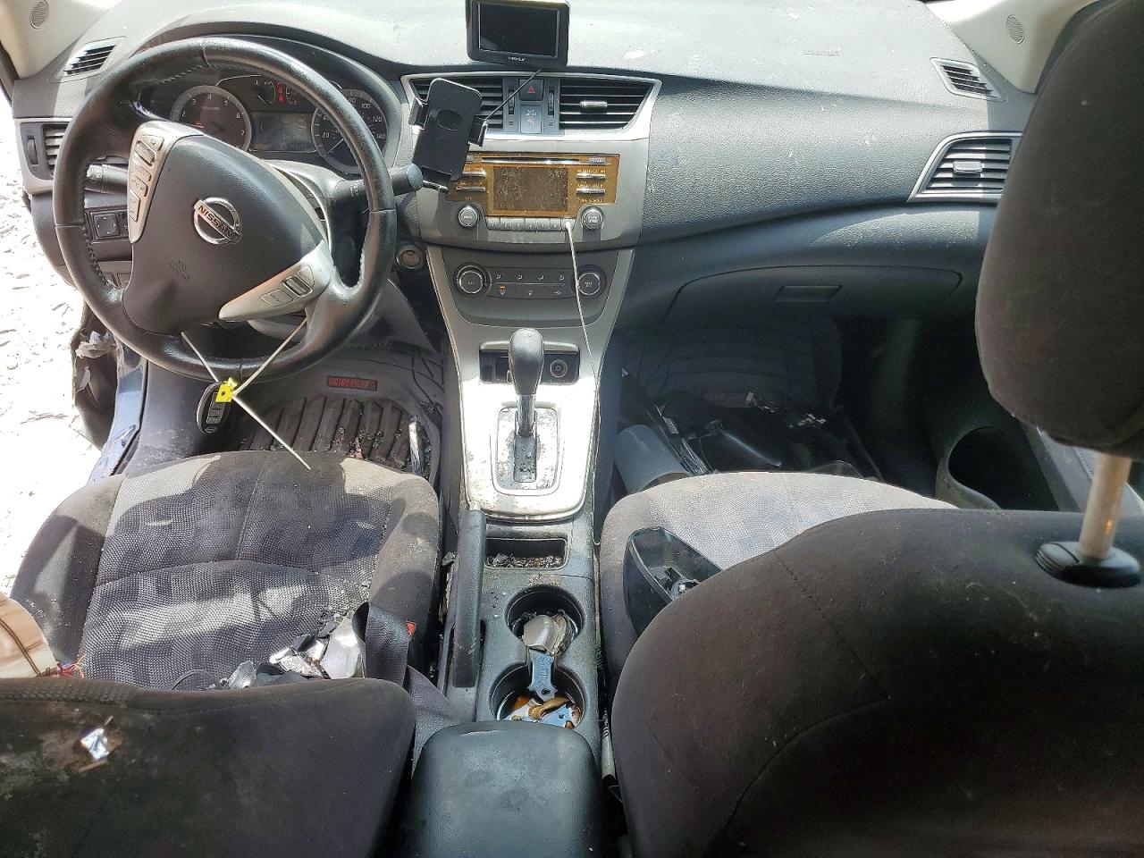 2013 Nissan Sentra S Blue vin: 3N1AB7AP6DL709482