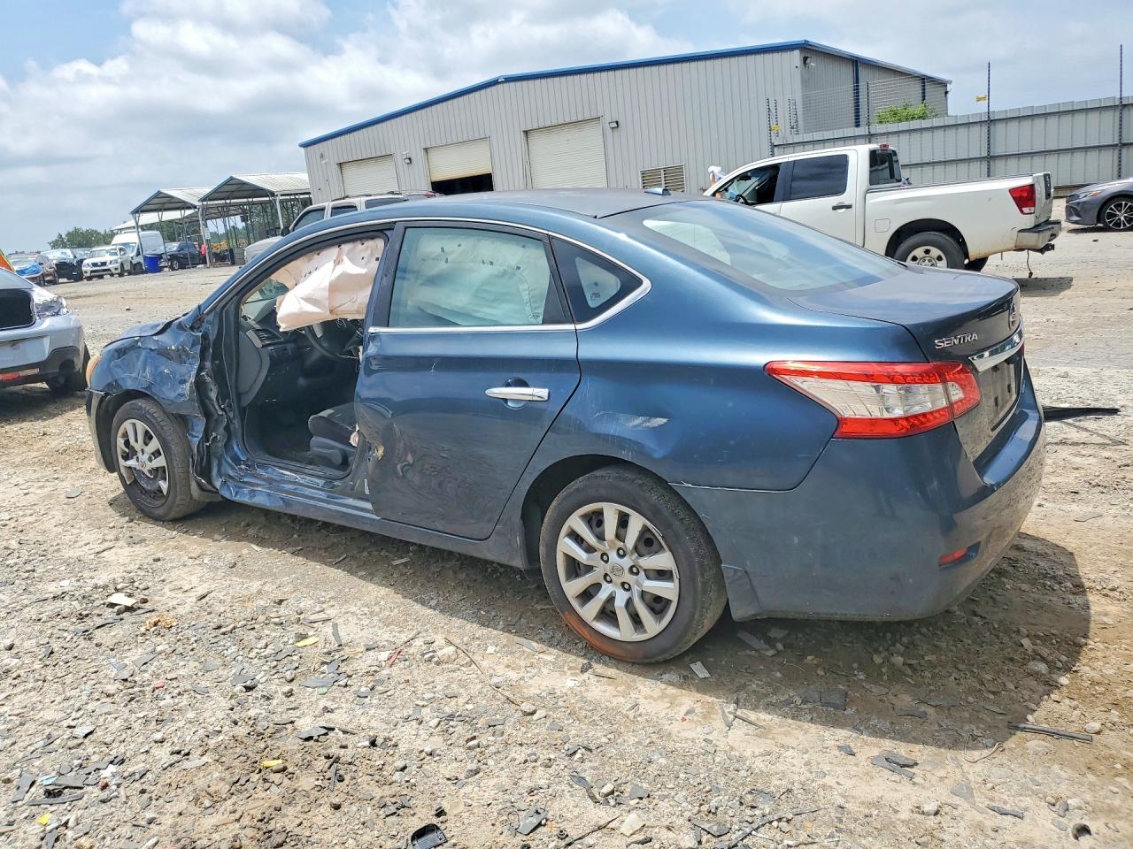 2013 Nissan Sentra S Blue vin: 3N1AB7AP6DL709482